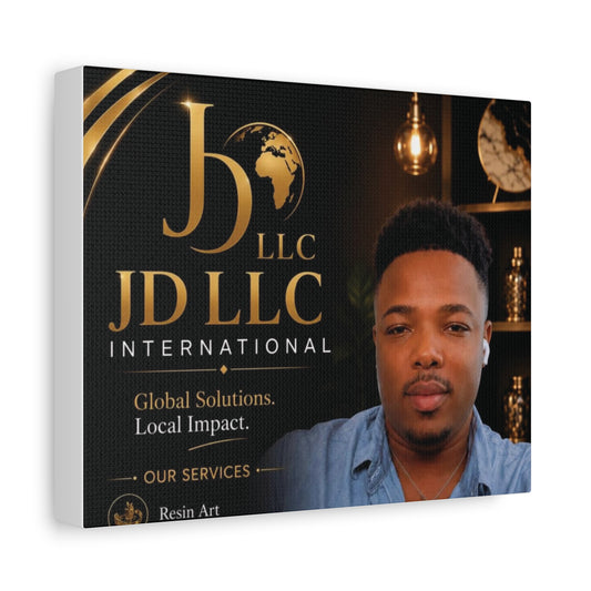 Canvas Print - JD LLC International Branded Portrait (Matte Stretched Canvas)