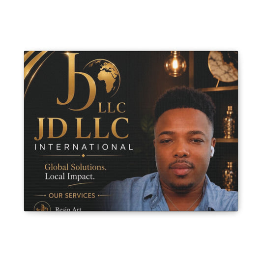 Canvas Print - JD LLC International Branded Portrait (Matte Stretched Canvas)