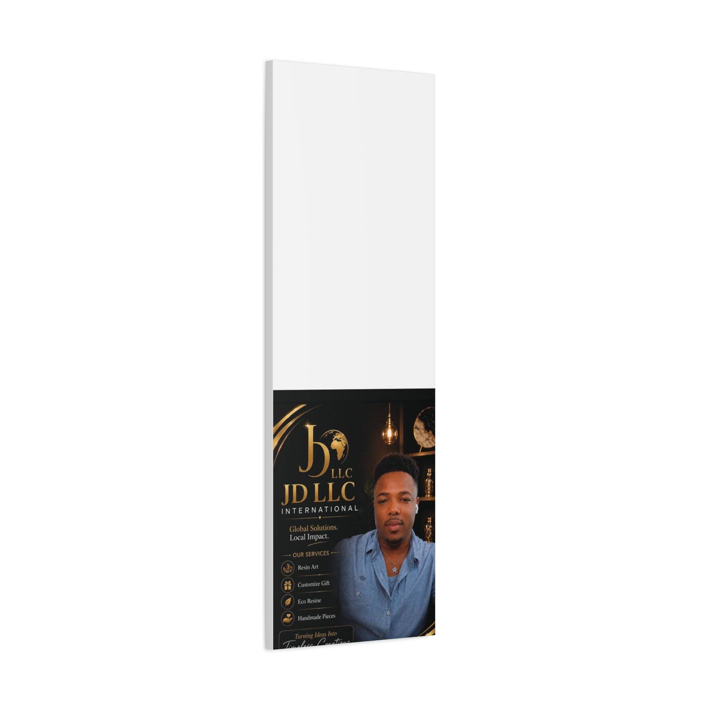 Canvas Print - JD LLC International Branded Portrait (Matte Stretched Canvas)