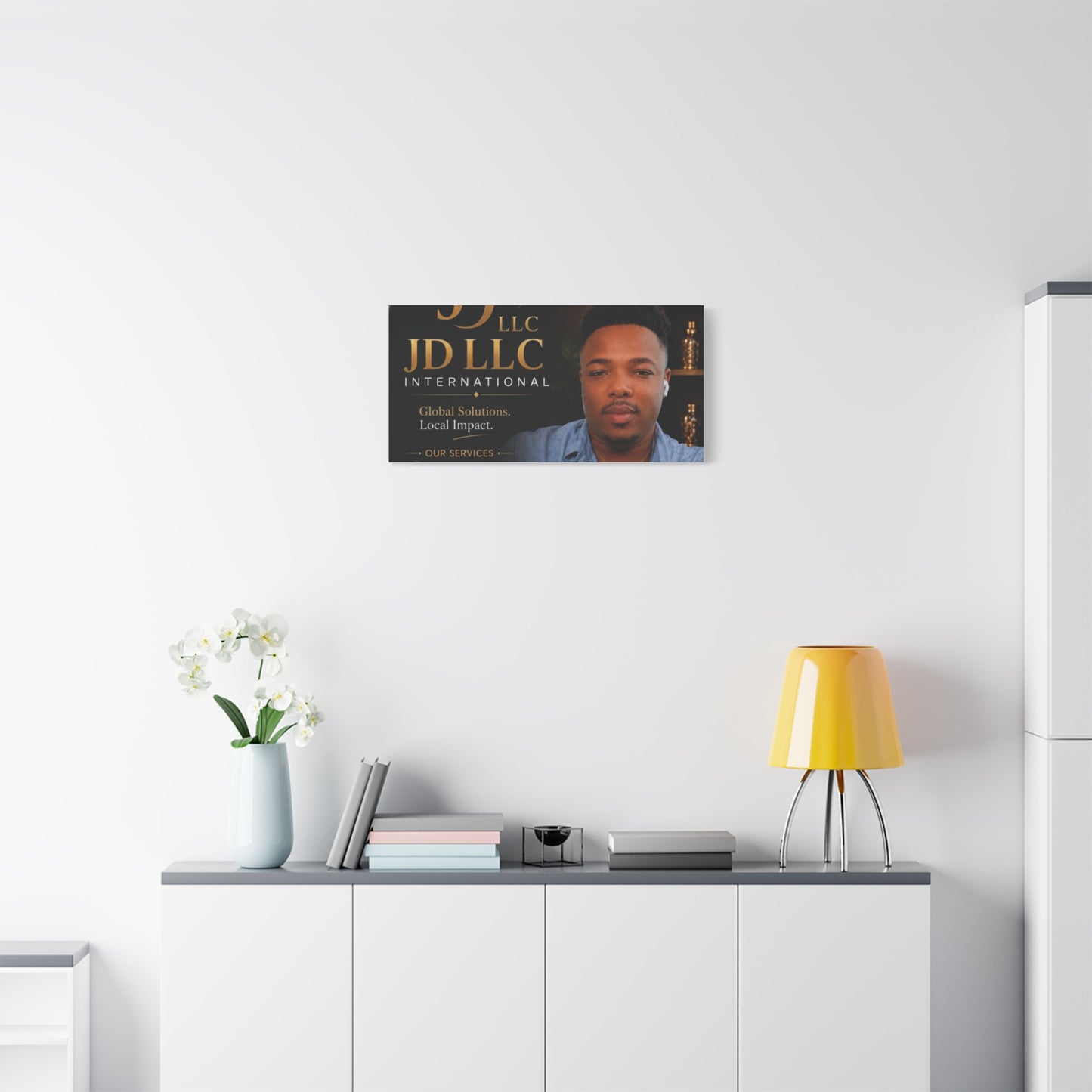 Canvas Print - JD LLC International Branded Portrait (Matte Stretched Canvas)