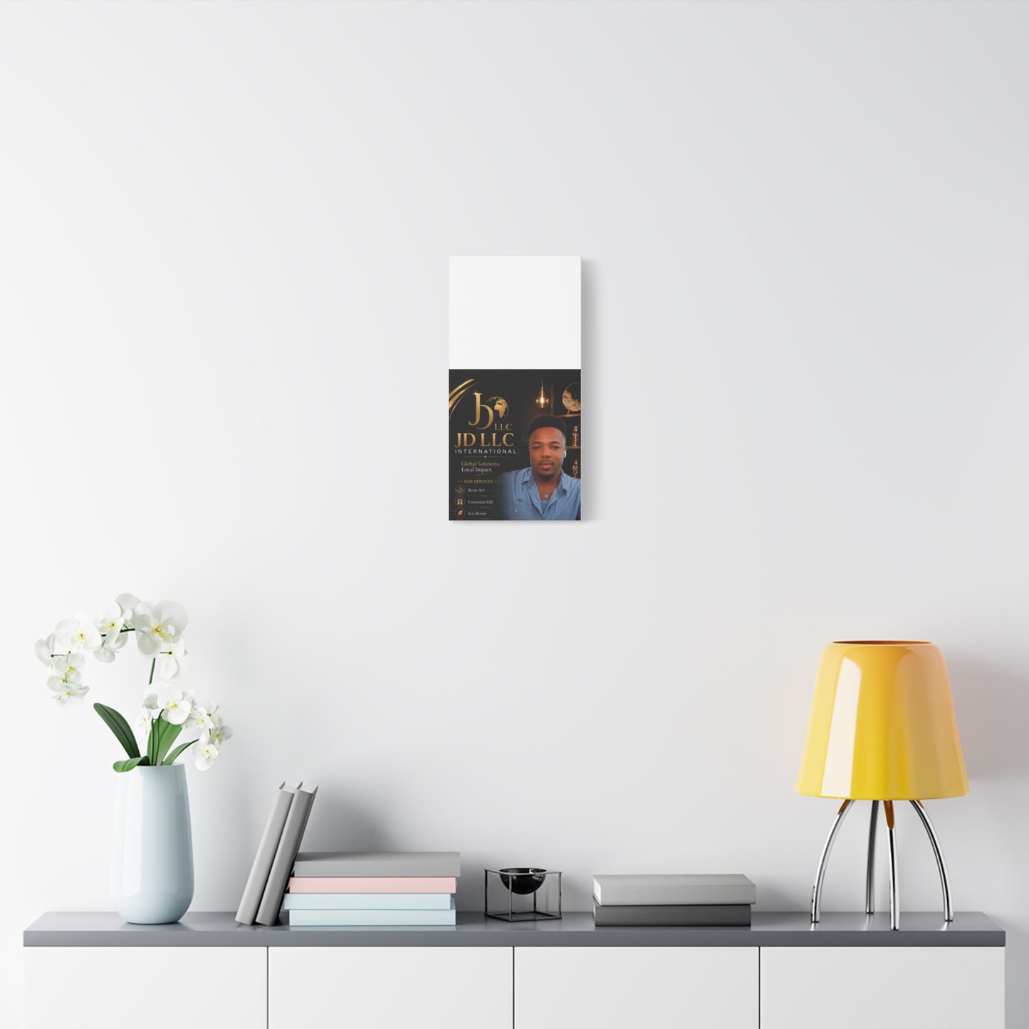 Canvas Print - JD LLC International Branded Portrait (Matte Stretched Canvas)