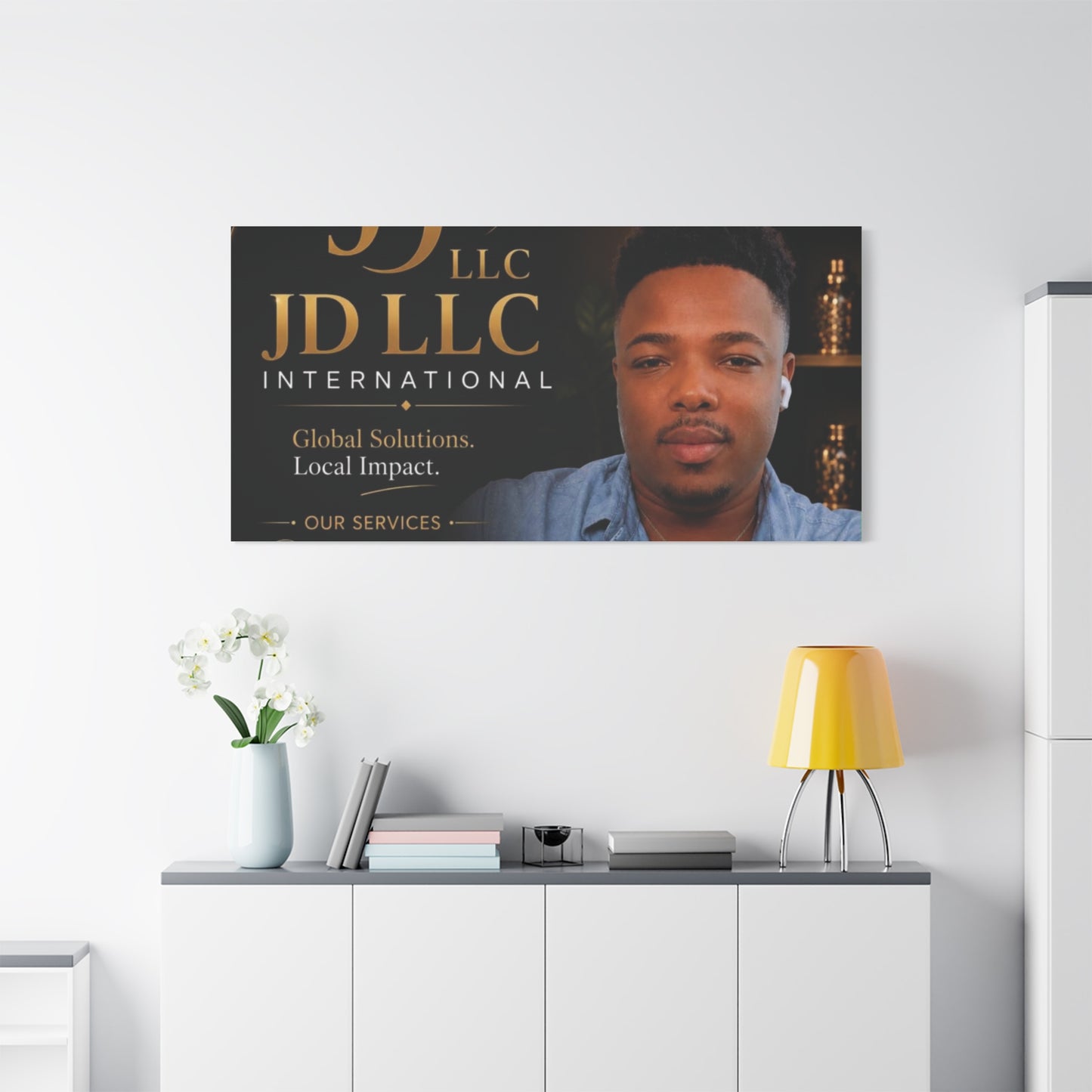 Canvas Print - JD LLC International Branded Portrait (Matte Stretched Canvas)