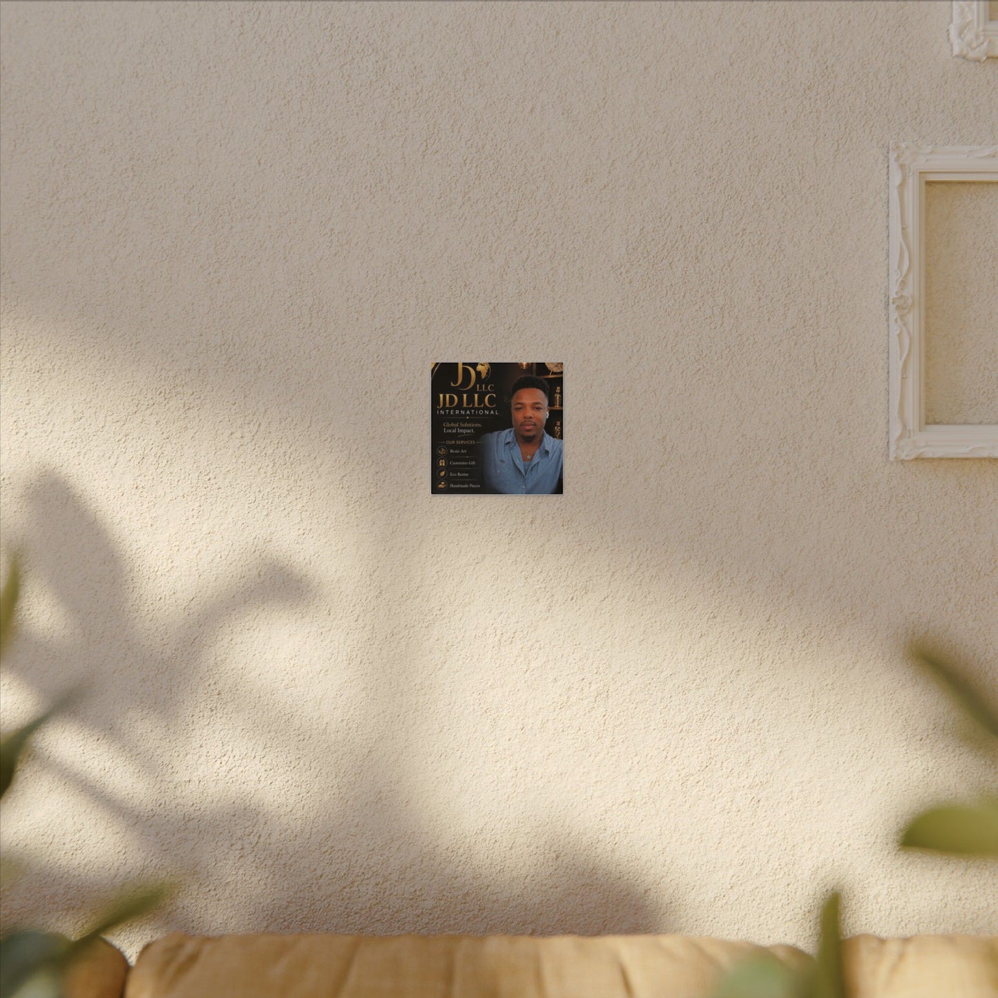 Matte Stretched Canvas - JD LLC International Business Portrait (Customizable)