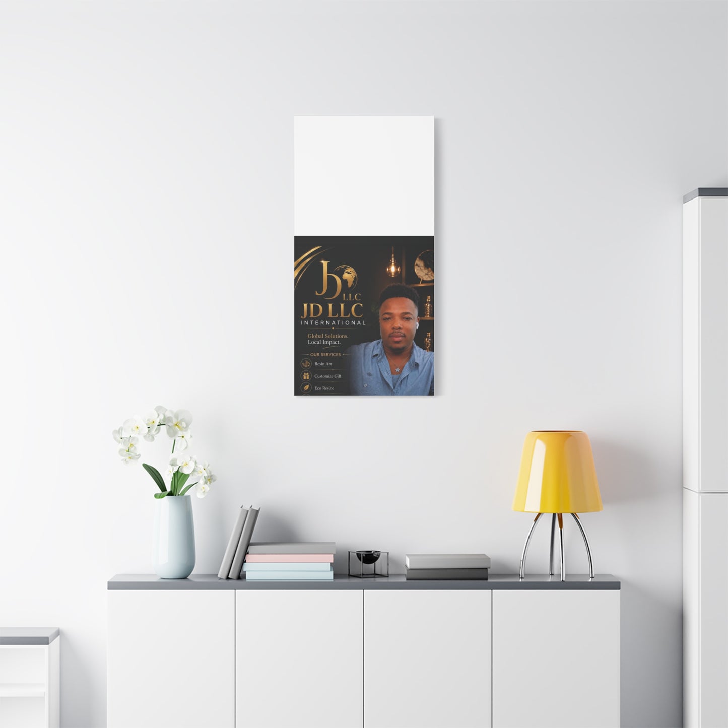 Canvas Print - JD LLC International Branded Portrait (Matte Stretched Canvas)