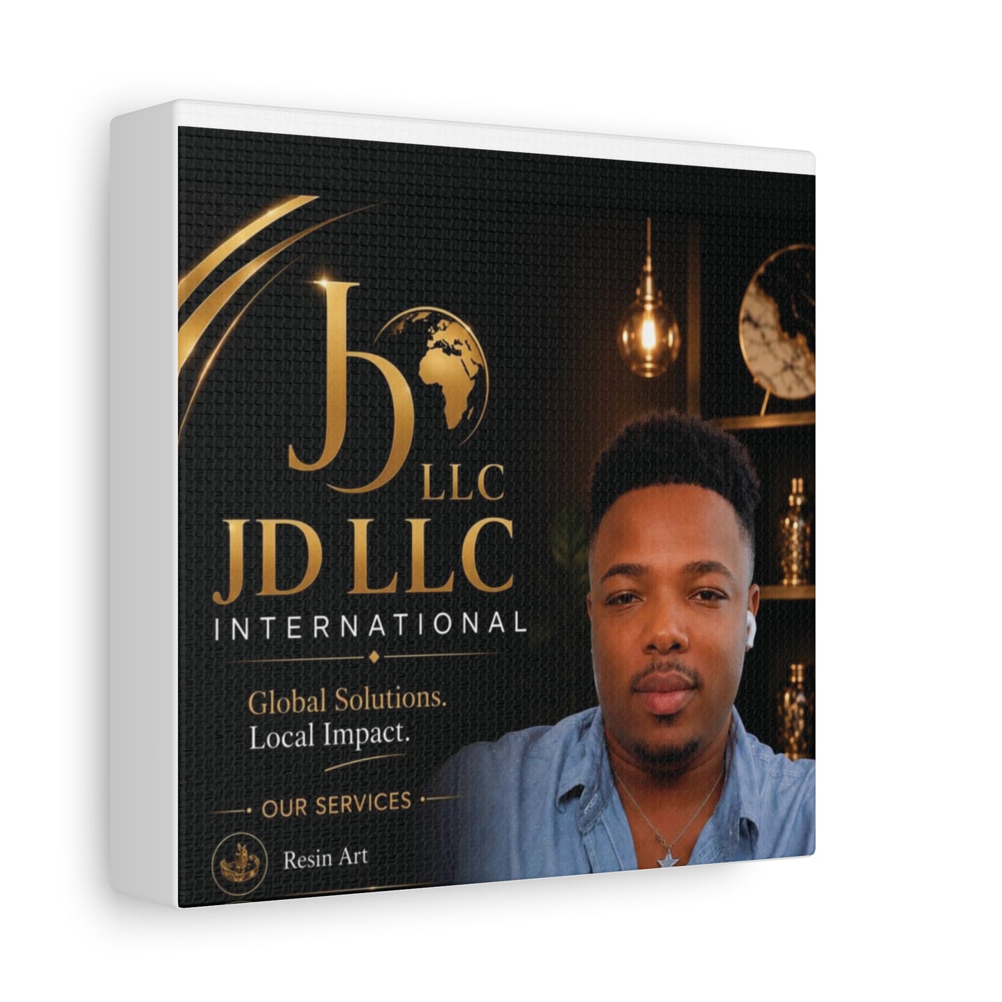 Canvas Print - JD LLC International Branded Portrait (Matte Stretched Canvas)