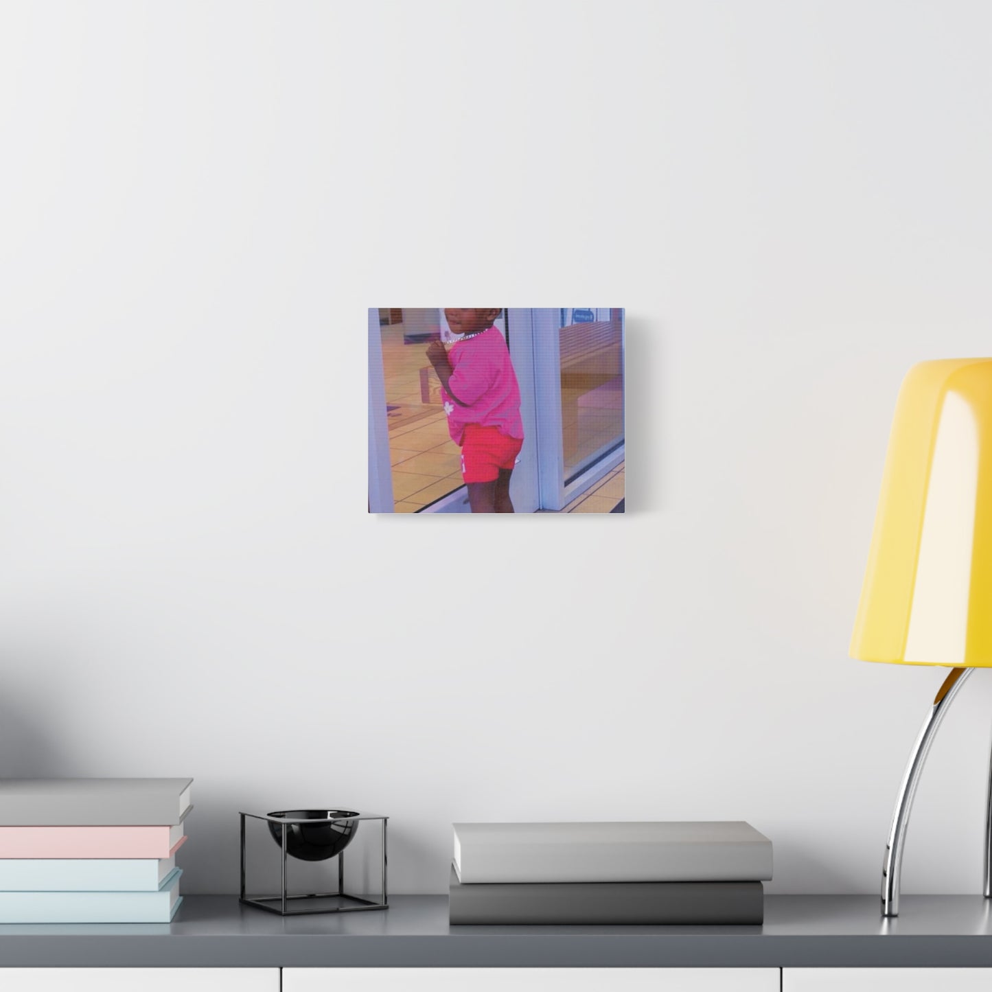 Canvas Wall Art - Candid Child Photo Matte Stretched Print
