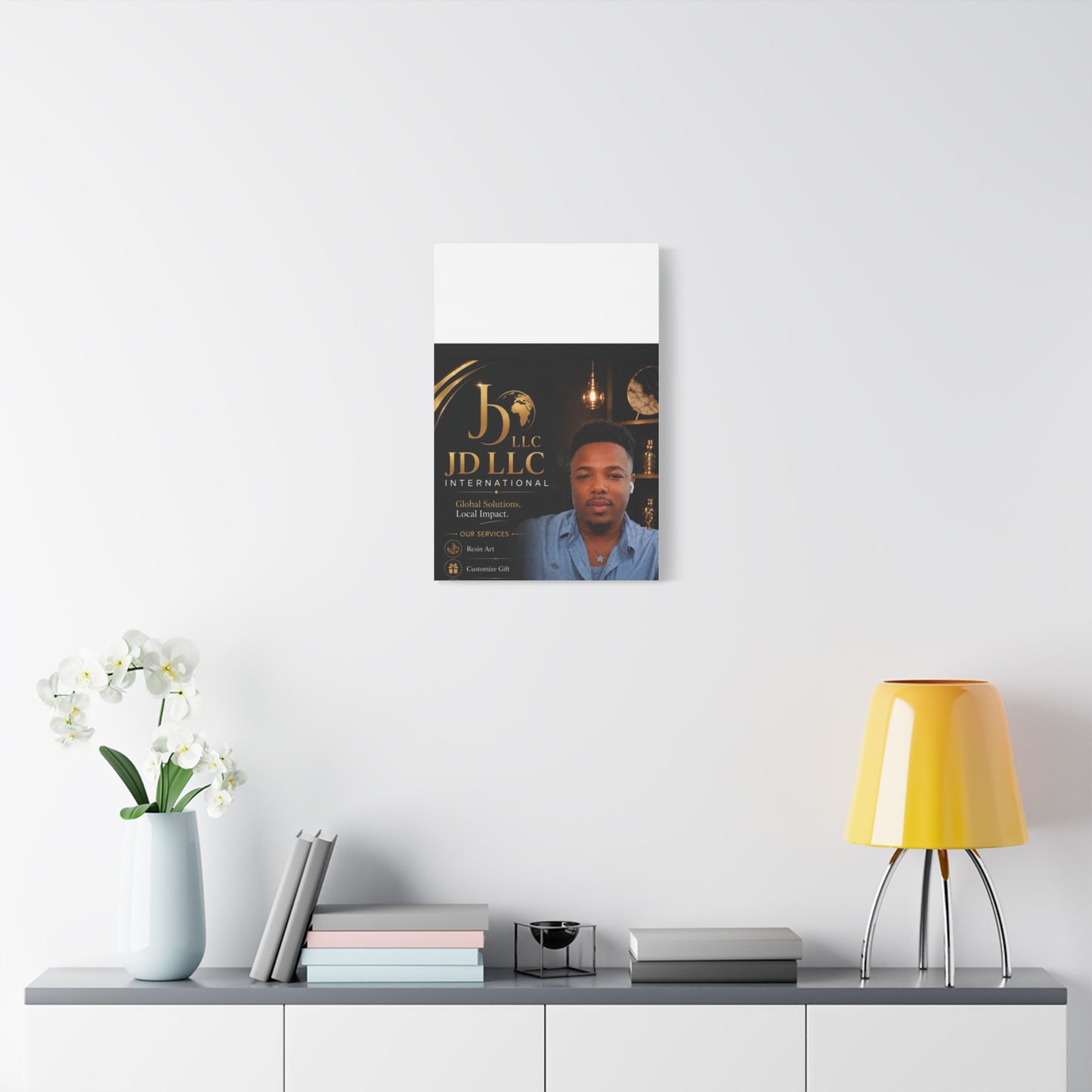 Canvas Print - JD LLC International Branded Portrait (Matte Stretched Canvas)