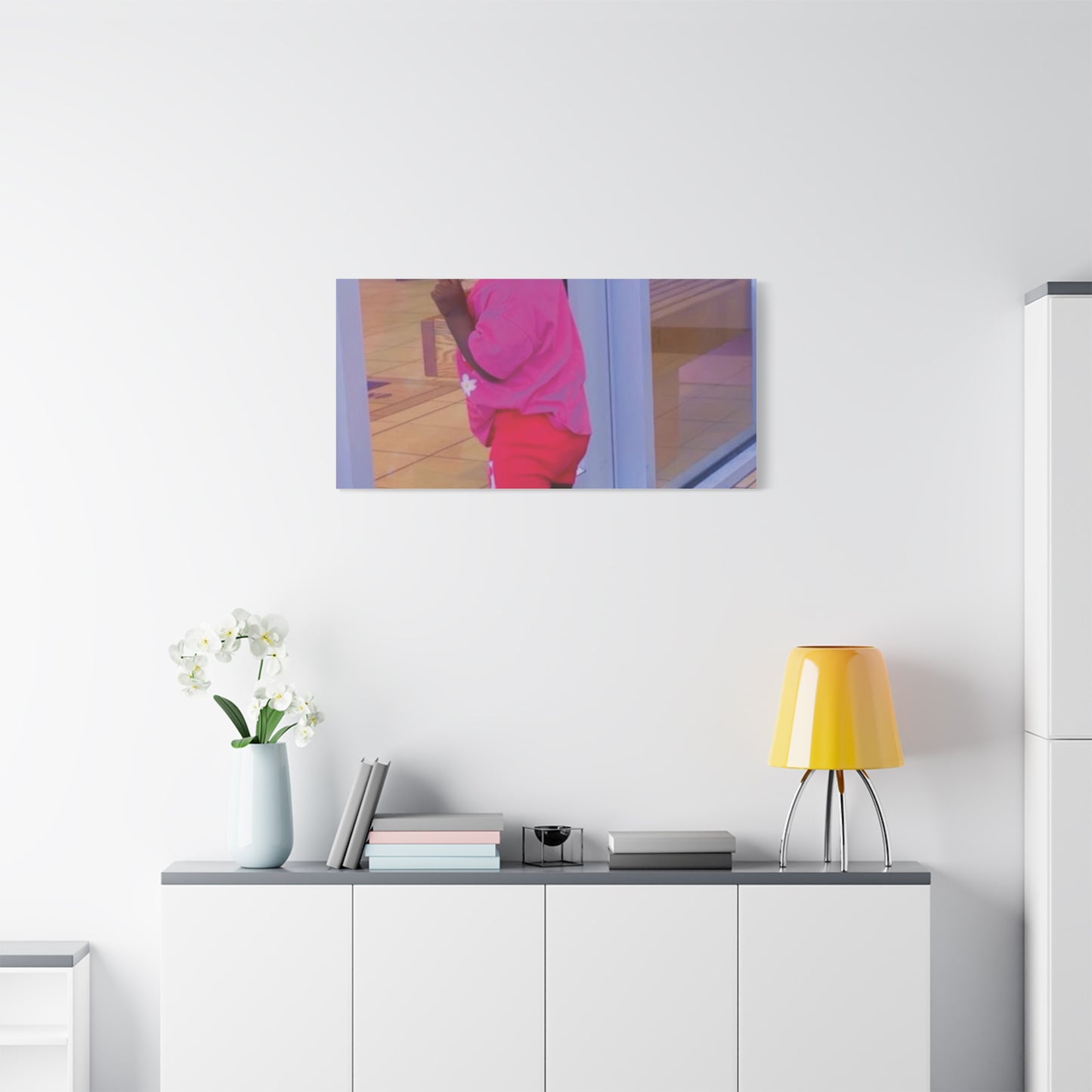 Canvas Wall Art - Candid Child Photo Matte Stretched Print