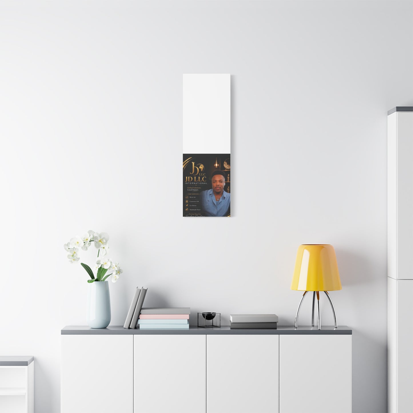 Canvas Print - JD LLC International Branded Portrait (Matte Stretched Canvas)