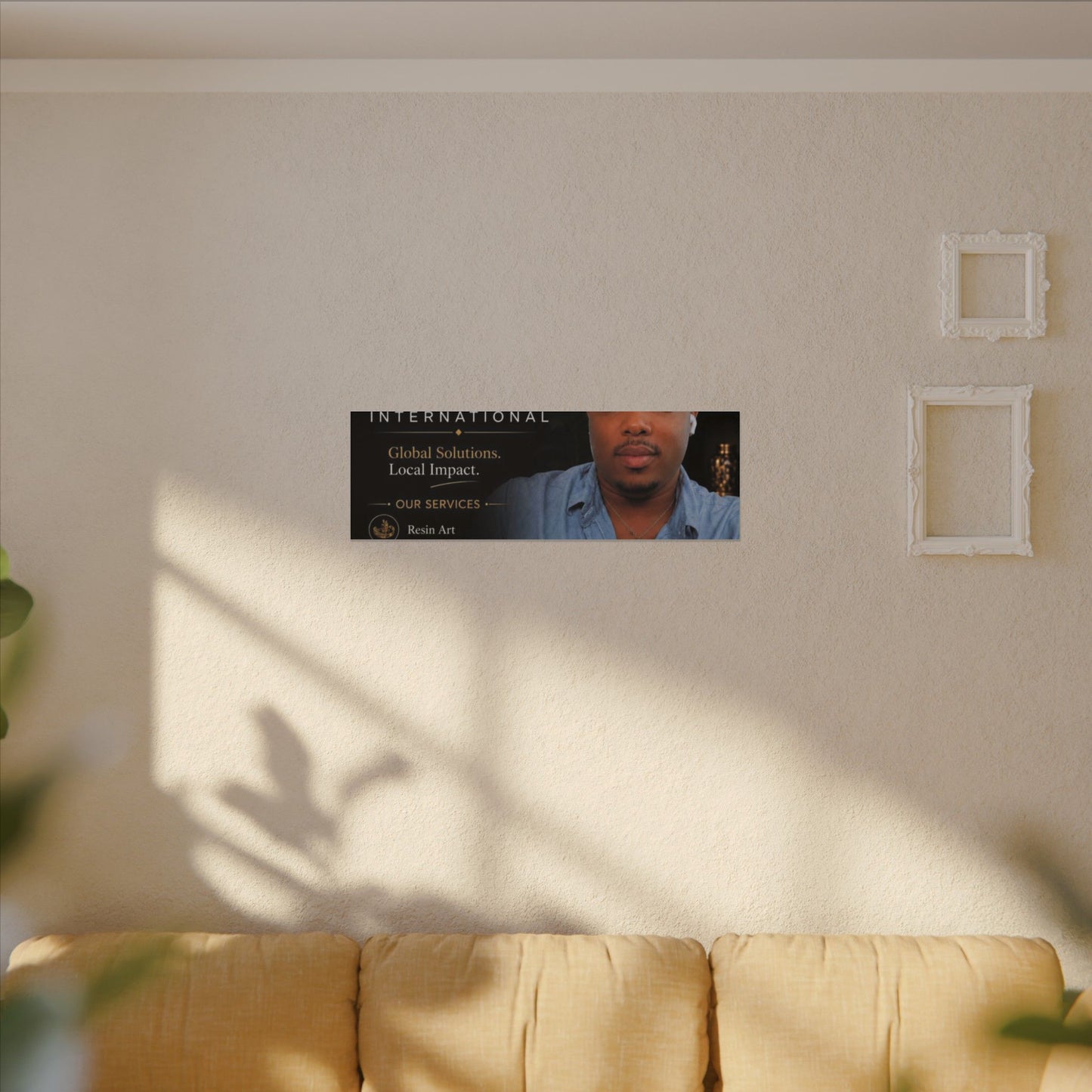 Matte Stretched Canvas - JD LLC International Business Portrait (Customizable)