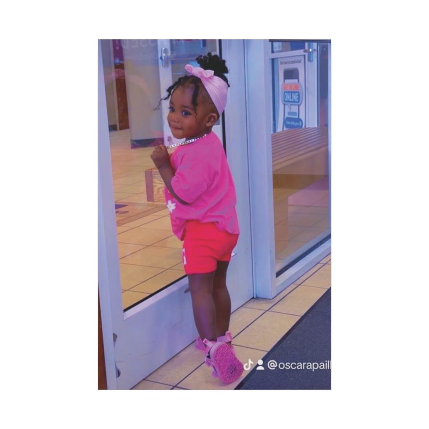 Canvas Wall Art - Candid Child Photo Matte Stretched Print