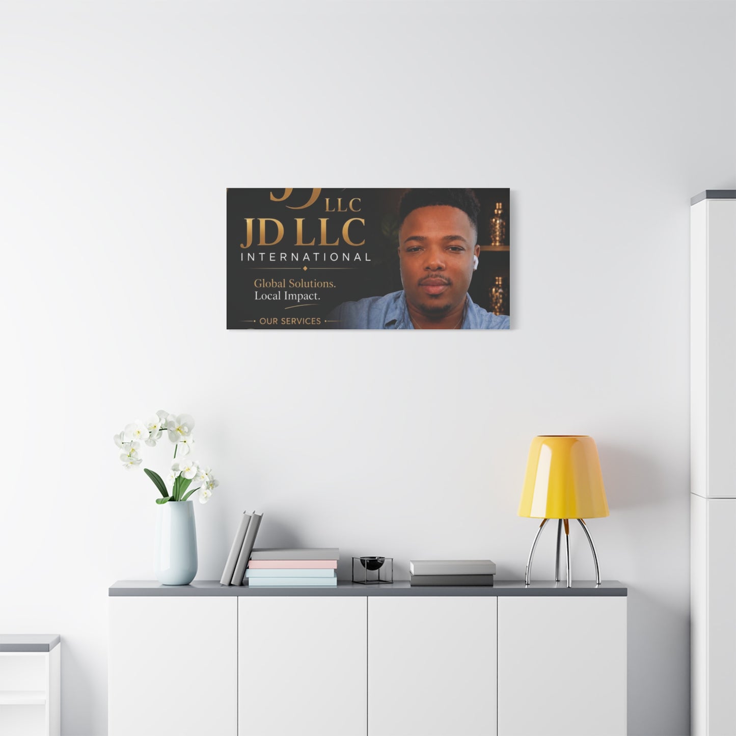 Canvas Print - JD LLC International Branded Portrait (Matte Stretched Canvas)