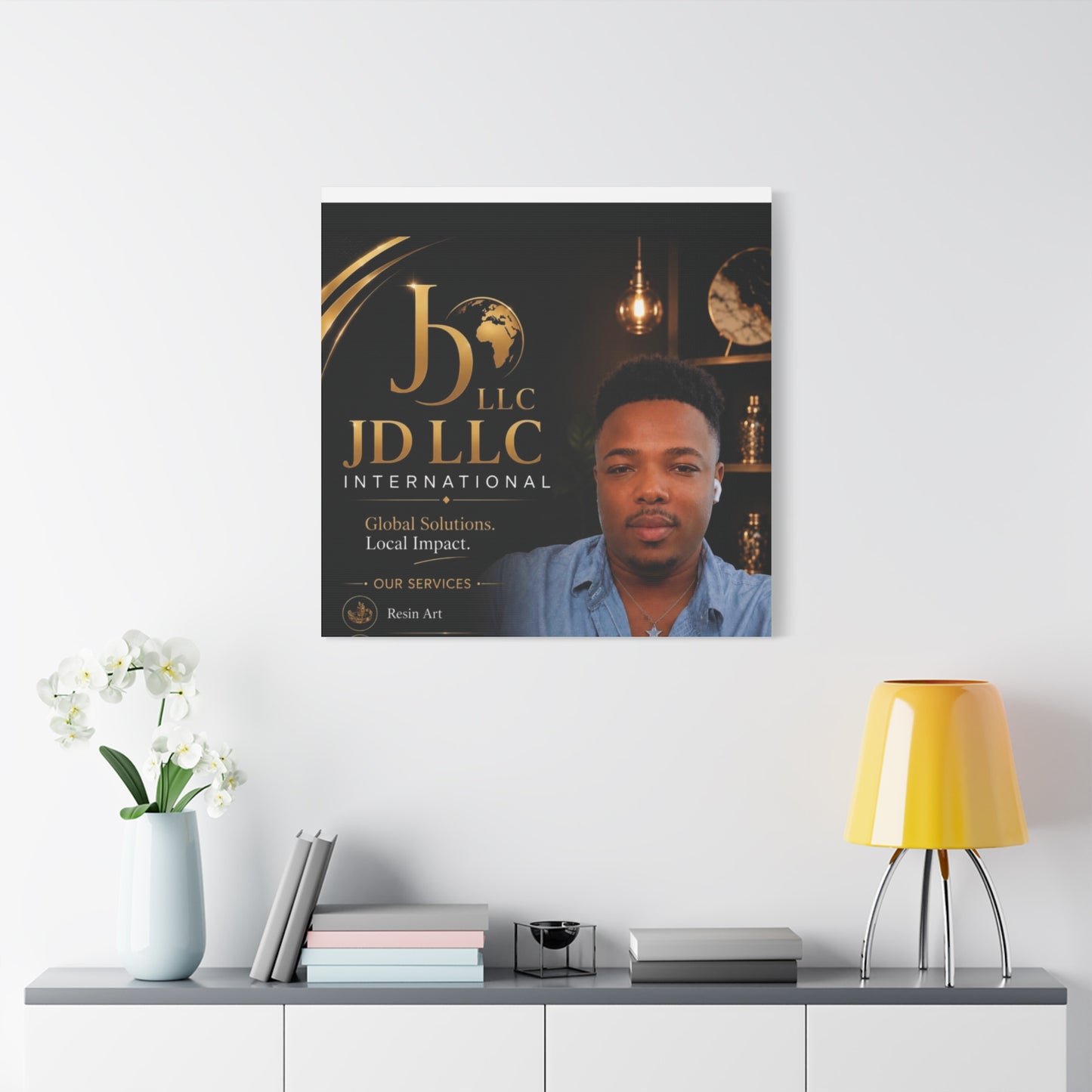 Canvas Print - JD LLC International Branded Portrait (Matte Stretched Canvas)