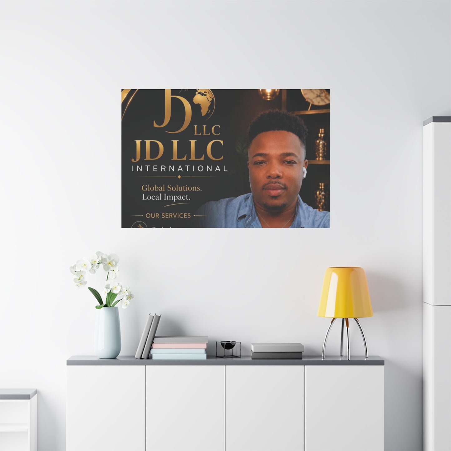 Canvas Print - JD LLC International Branded Portrait (Matte Stretched Canvas)