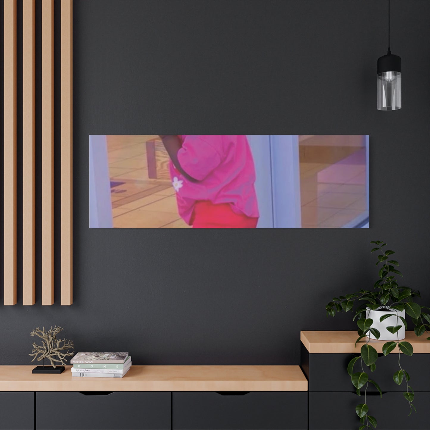 Canvas Wall Art - Candid Child Photo Matte Stretched Print