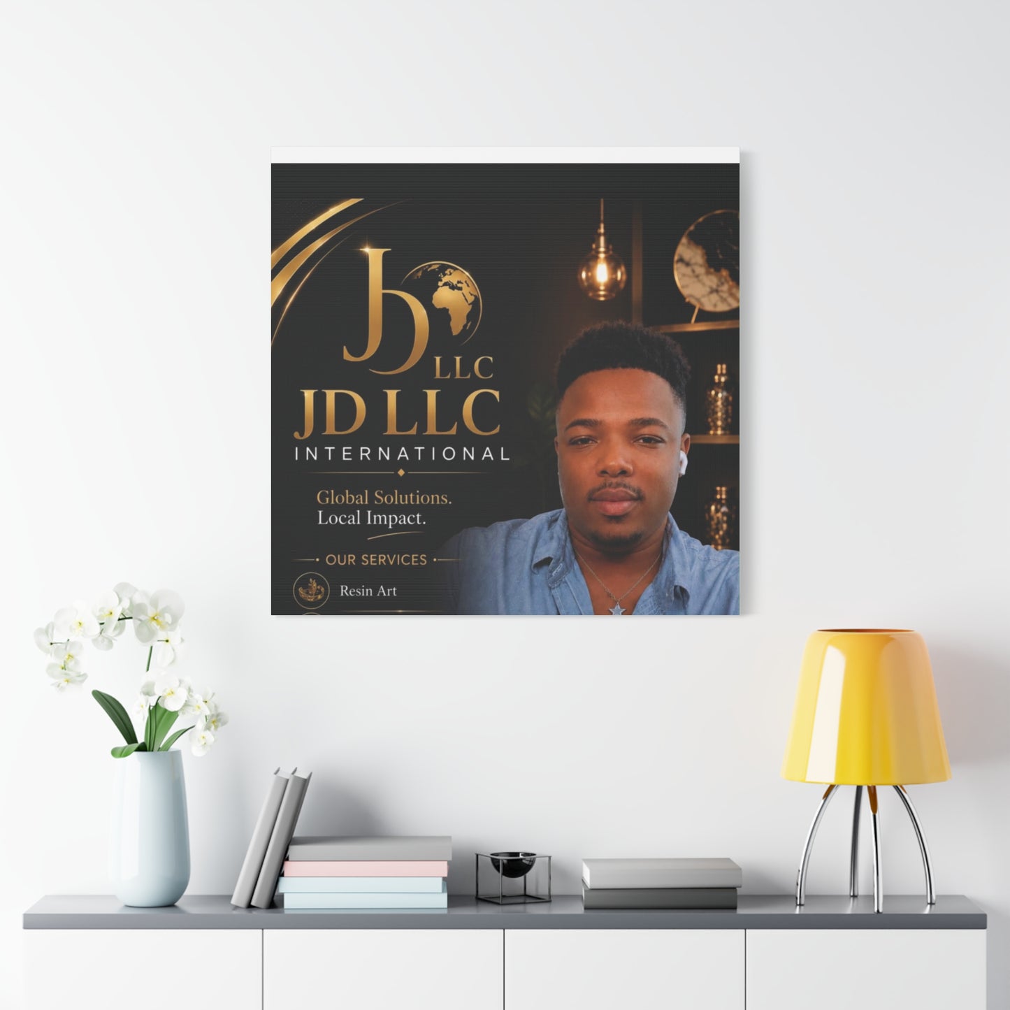 Canvas Print - JD LLC International Branded Portrait (Matte Stretched Canvas)