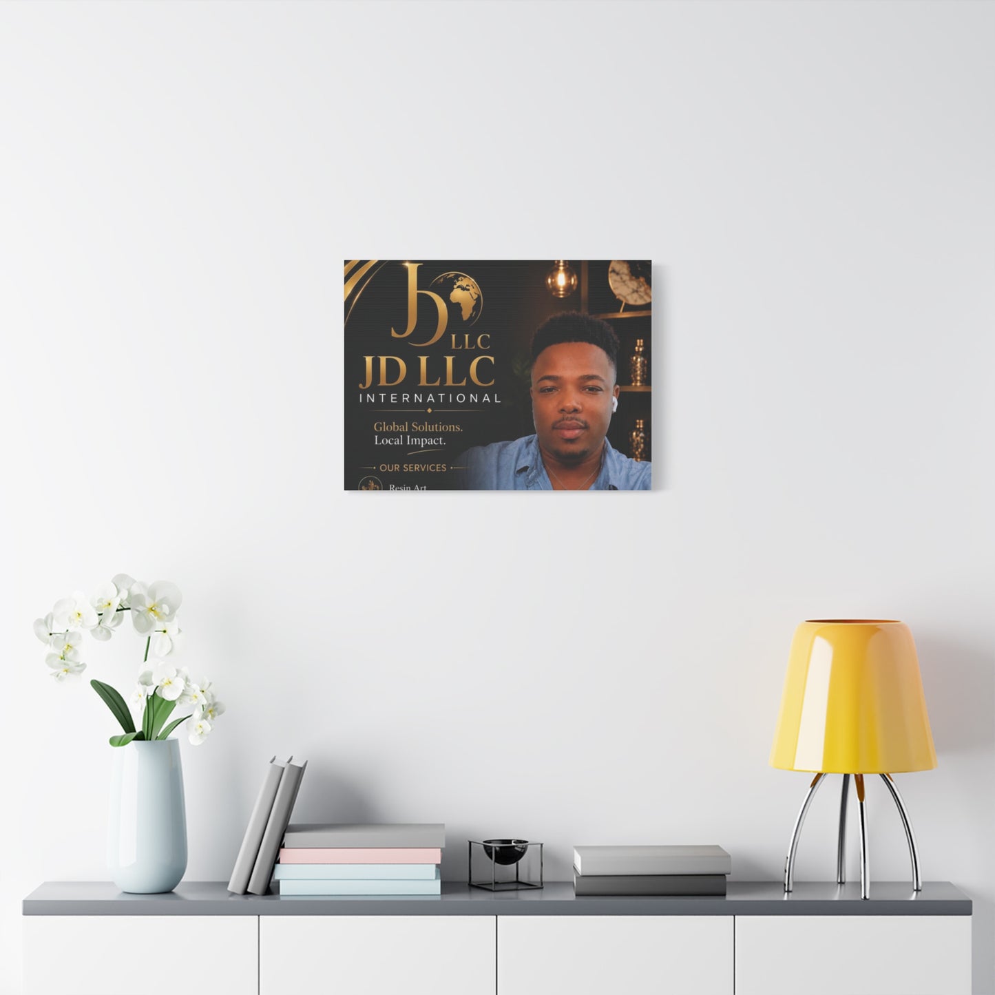 Canvas Print - JD LLC International Branded Portrait (Matte Stretched Canvas)