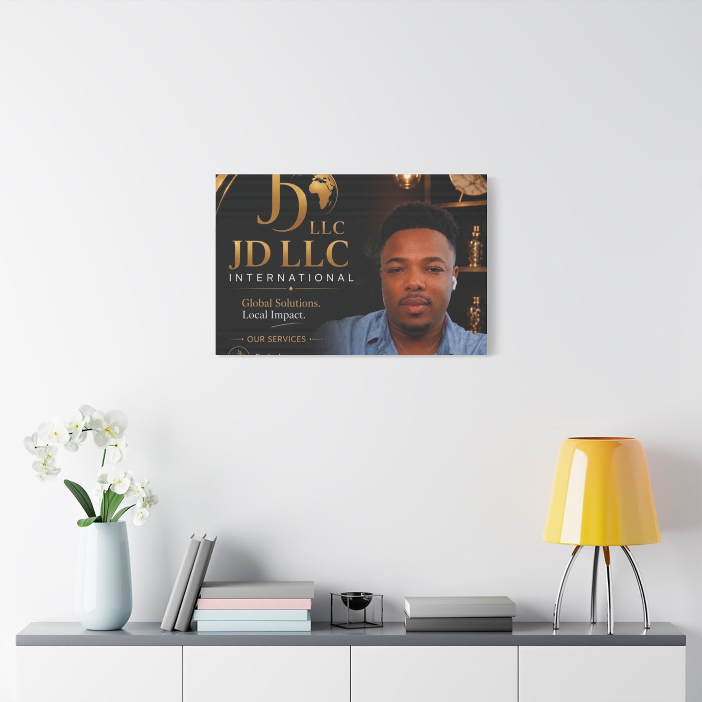 Canvas Print - JD LLC International Branded Portrait (Matte Stretched Canvas)
