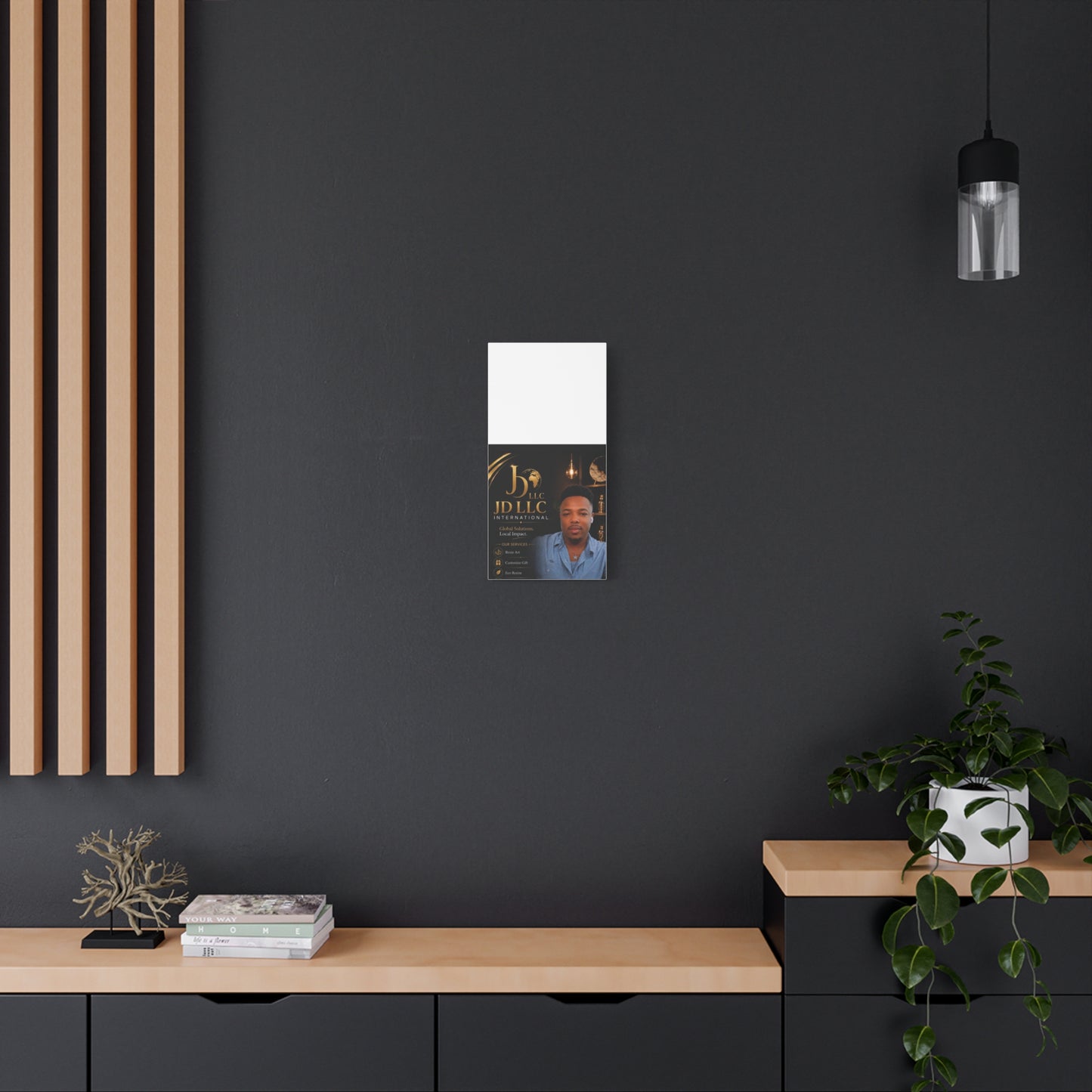 Canvas Print - JD LLC International Branded Portrait (Matte Stretched Canvas)