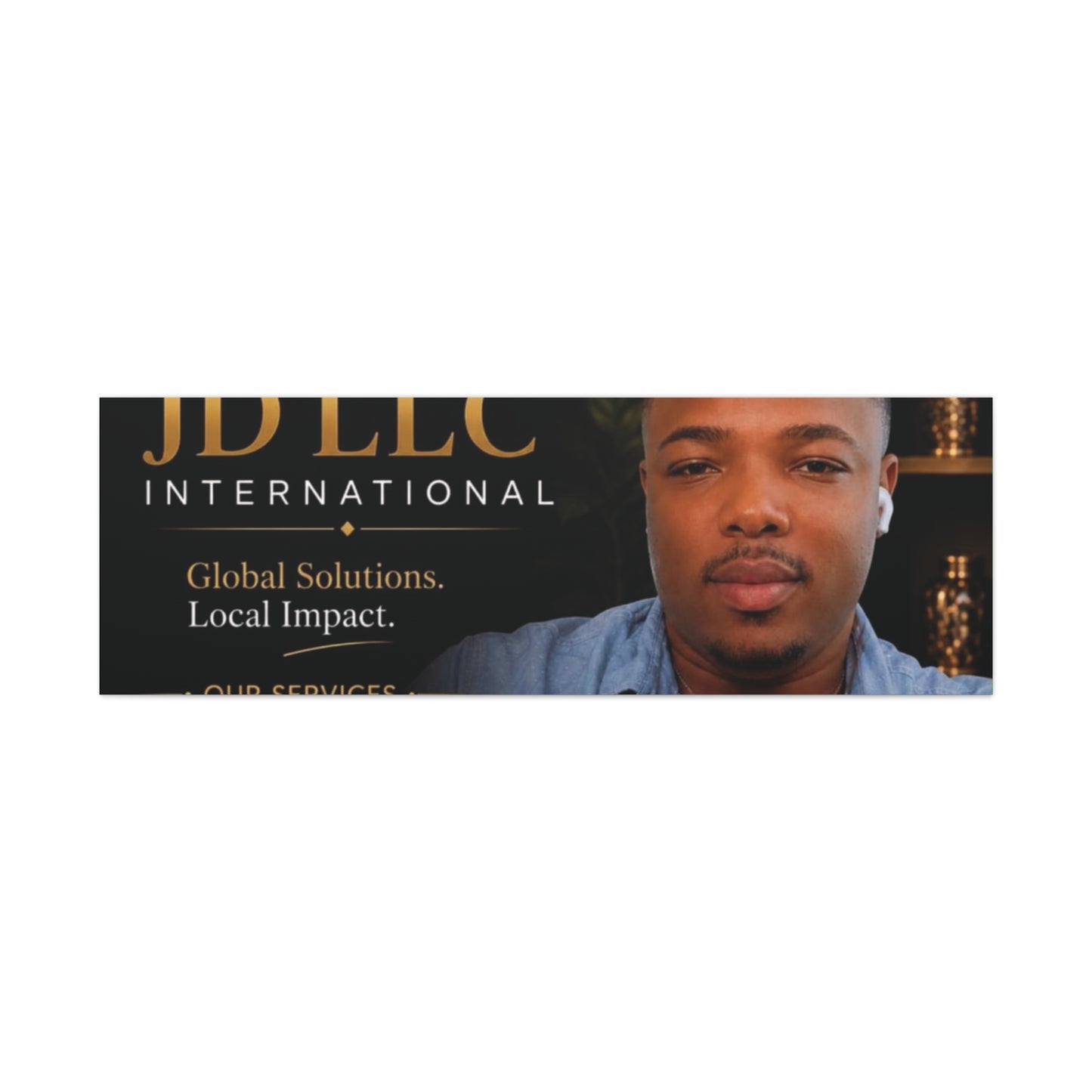 Canvas Print - JD LLC International Branded Portrait (Matte Stretched Canvas)