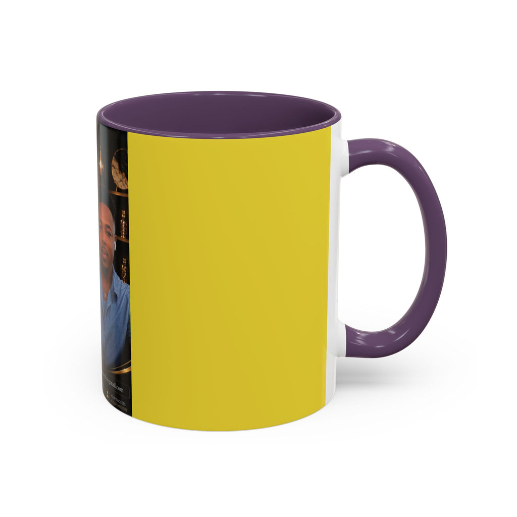 Photo Logo Accent Coffee Mug — Custom Branded Promotional Mug