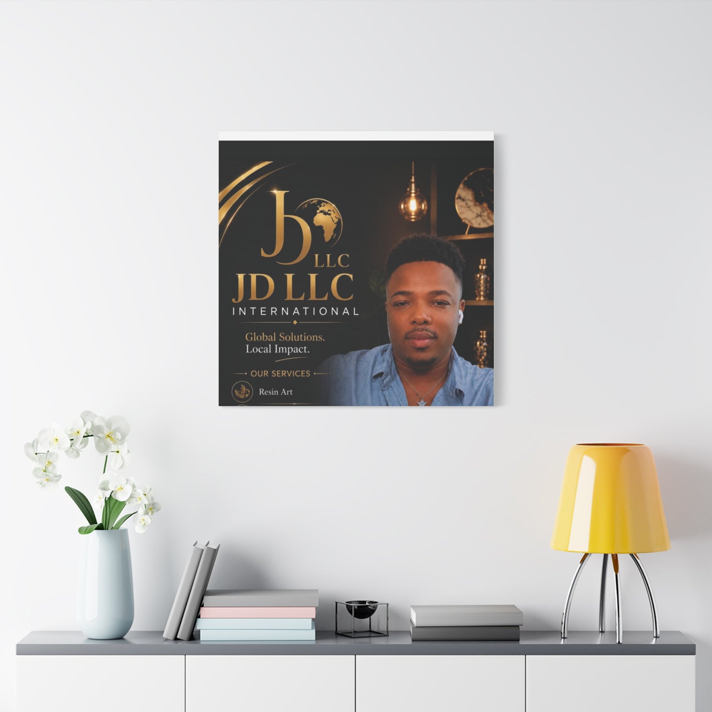 Canvas Print - JD LLC International Branded Portrait (Matte Stretched Canvas)