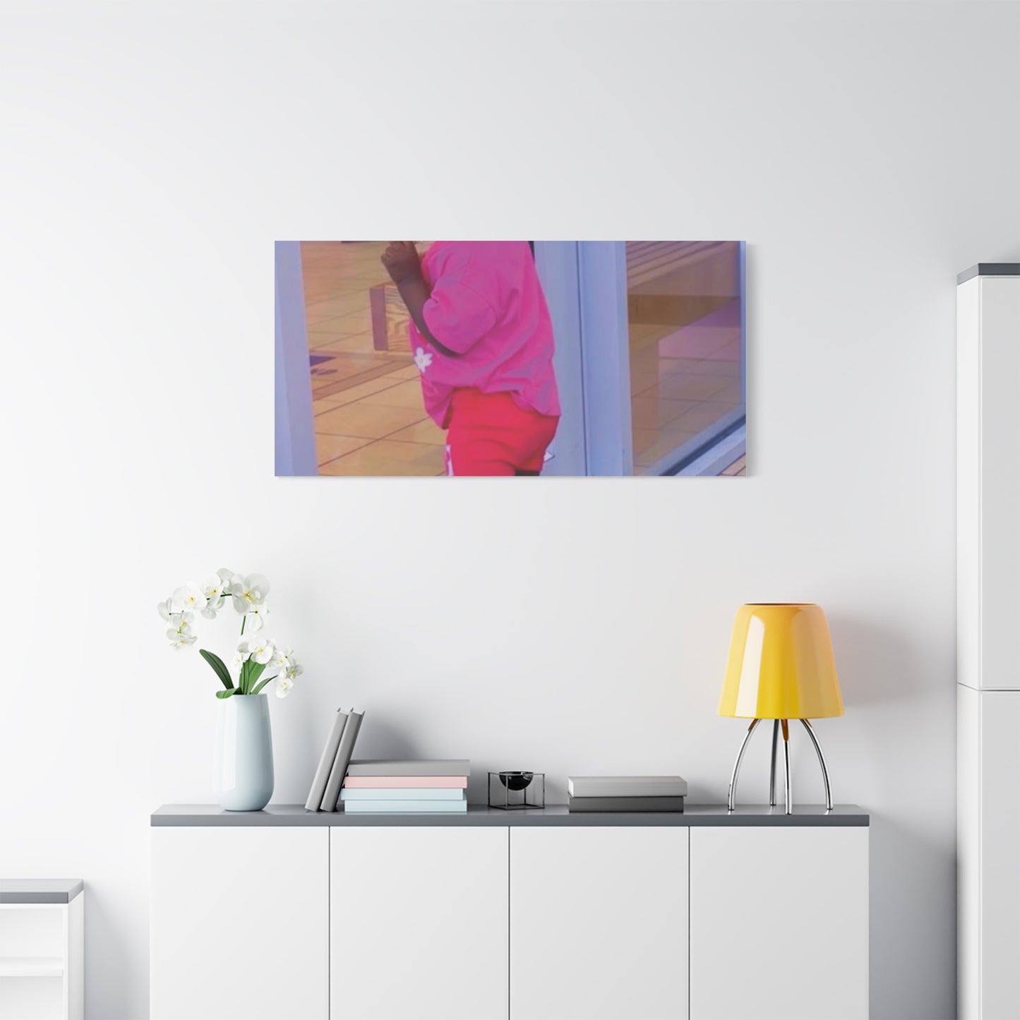 Canvas Wall Art - Candid Child Photo Matte Stretched Print