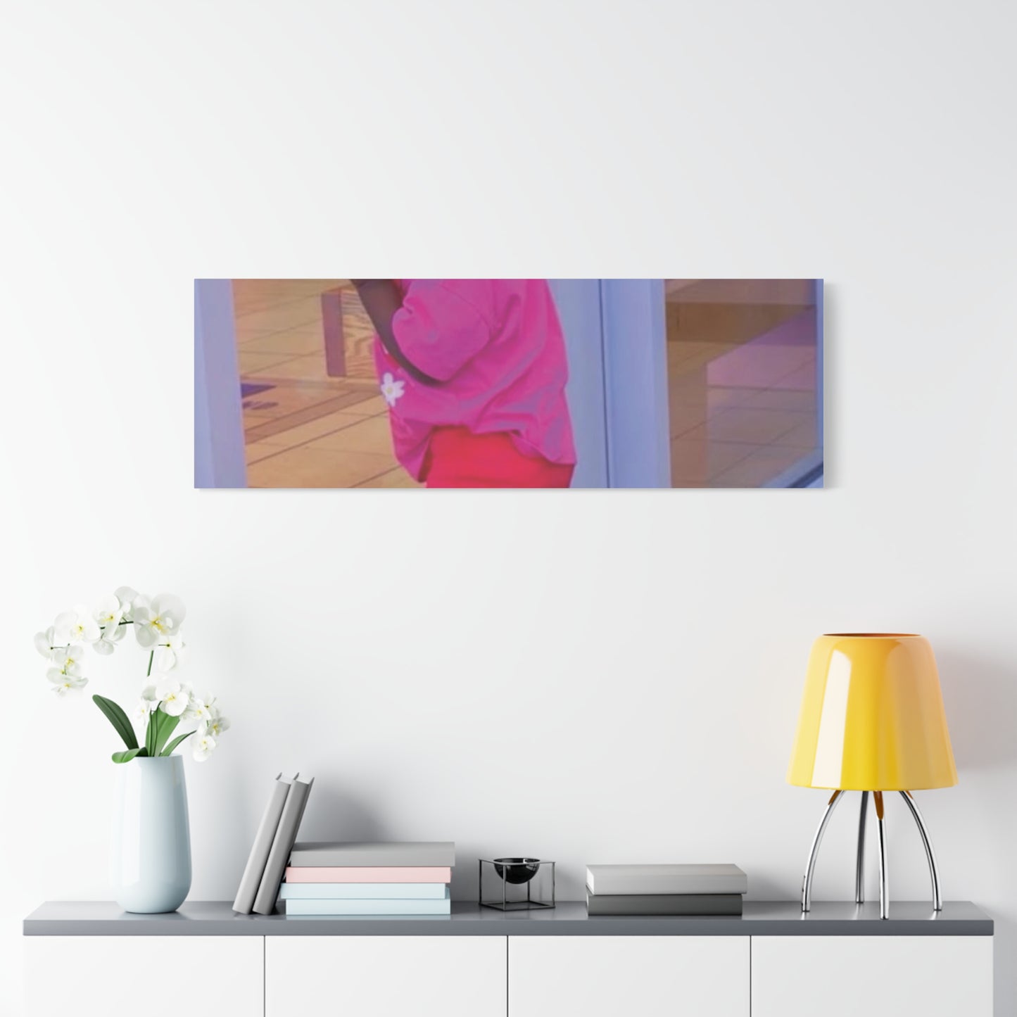 Canvas Wall Art - Candid Child Photo Matte Stretched Print