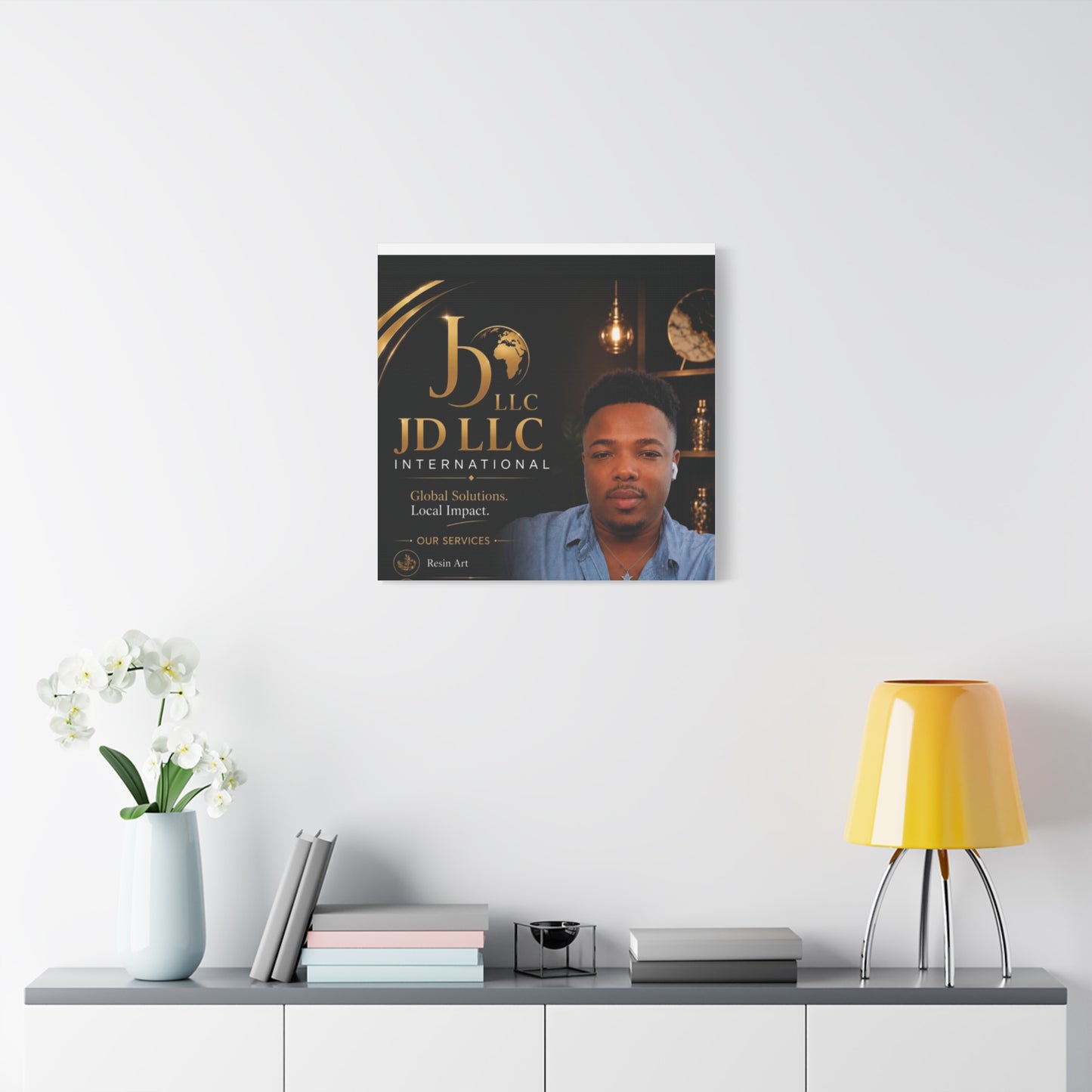 Canvas Print - JD LLC International Branded Portrait (Matte Stretched Canvas)