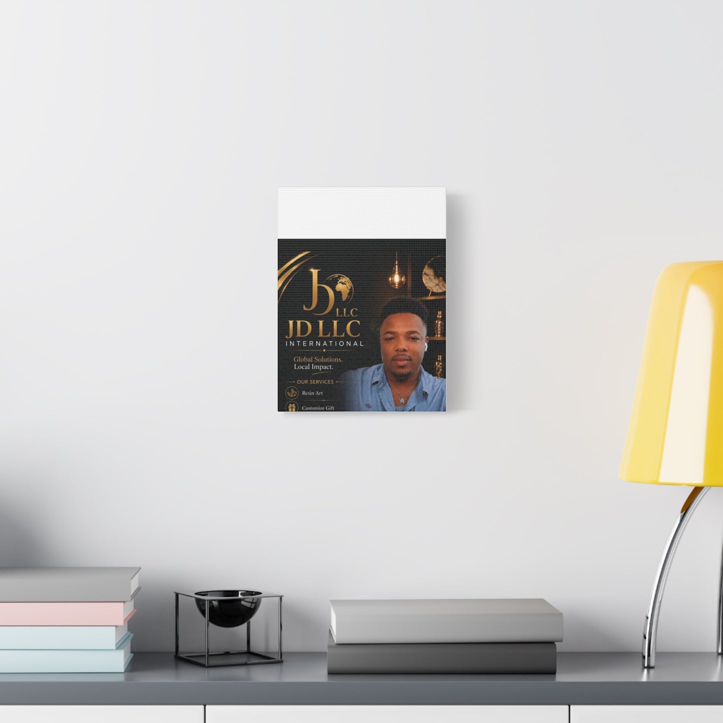 Canvas Print - JD LLC International Branded Portrait (Matte Stretched Canvas)