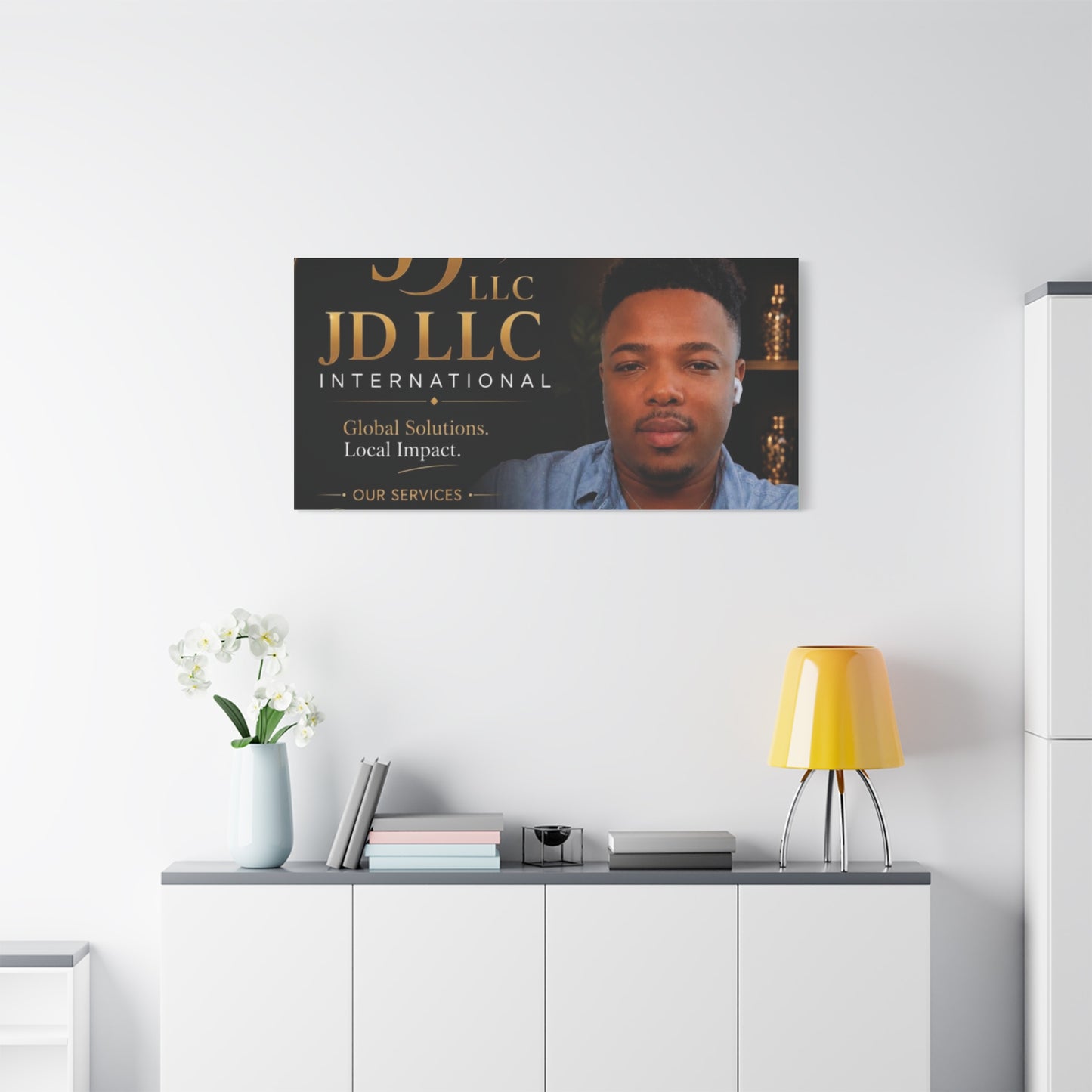 Canvas Print - JD LLC International Branded Portrait (Matte Stretched Canvas)