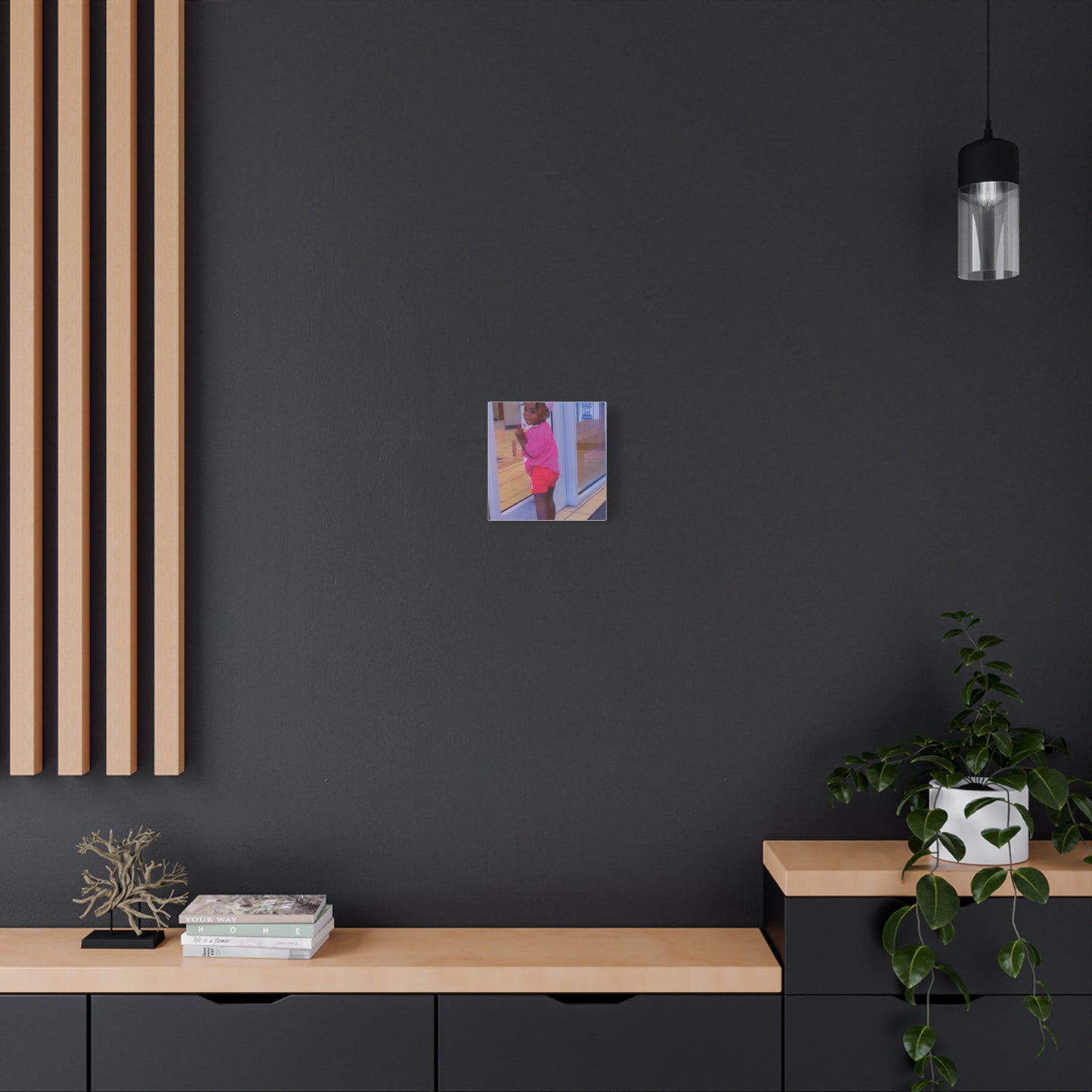 Canvas Wall Art - Candid Child Photo Matte Stretched Print