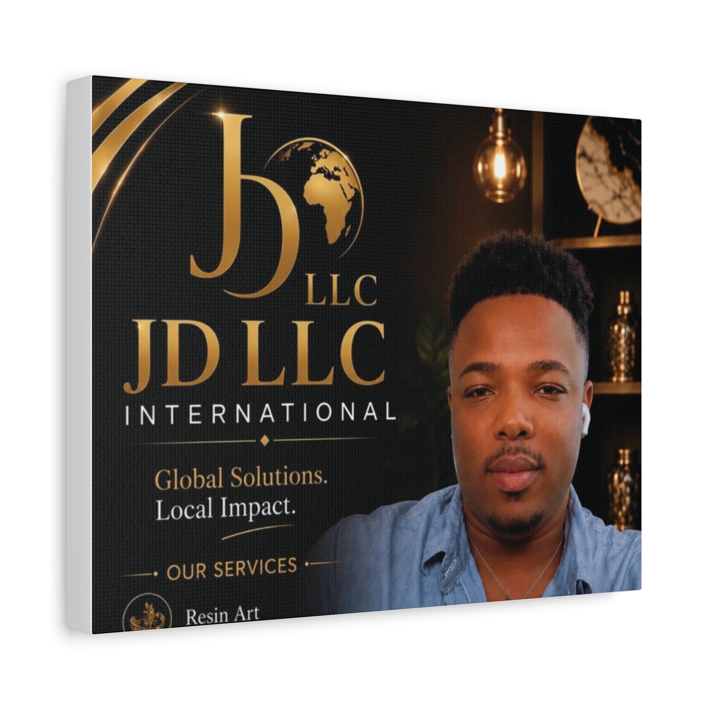Canvas Print - JD LLC International Branded Portrait (Matte Stretched Canvas)
