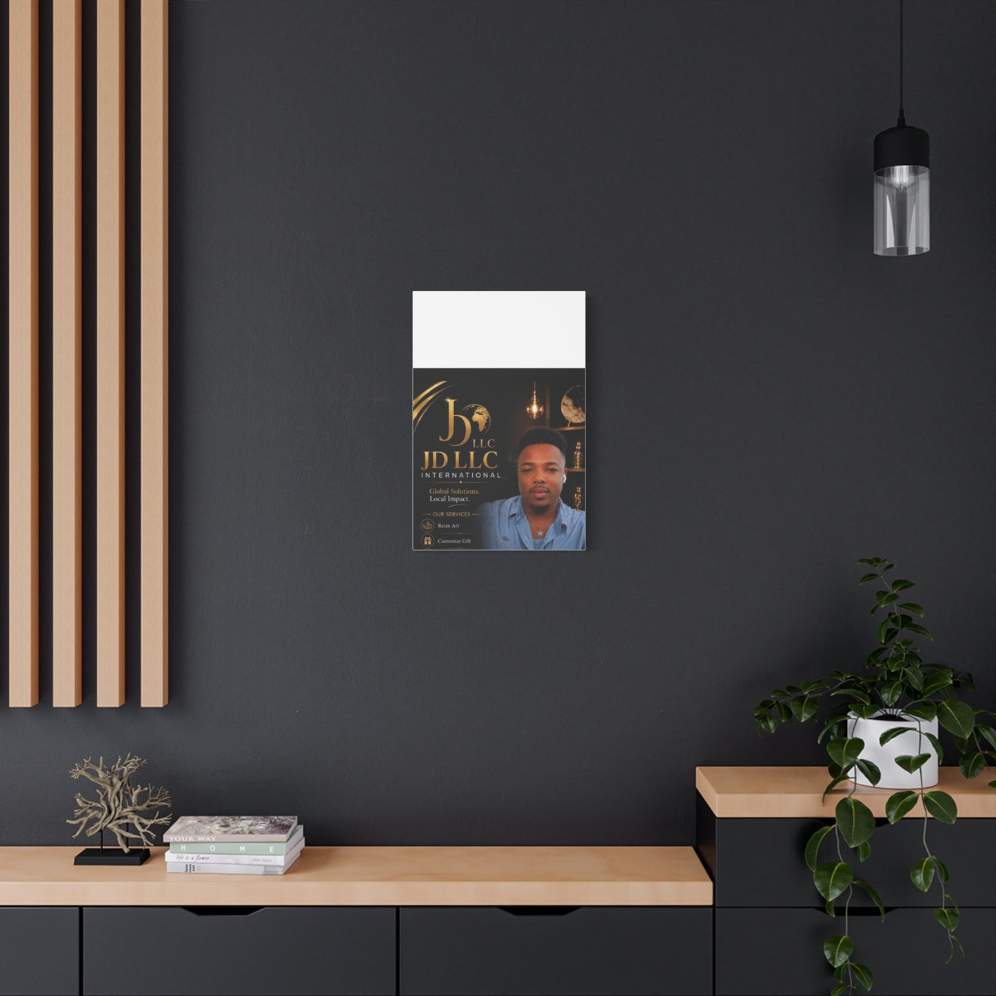Canvas Print - JD LLC International Branded Portrait (Matte Stretched Canvas)