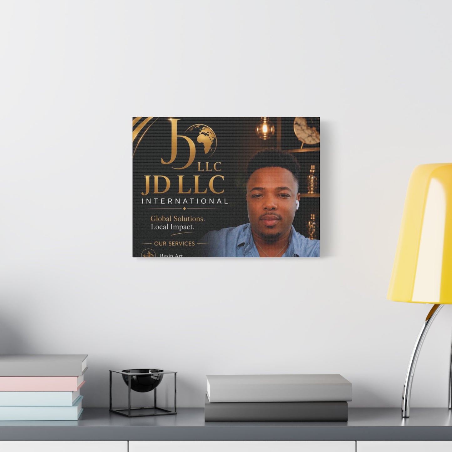 Canvas Print - JD LLC International Branded Portrait (Matte Stretched Canvas)