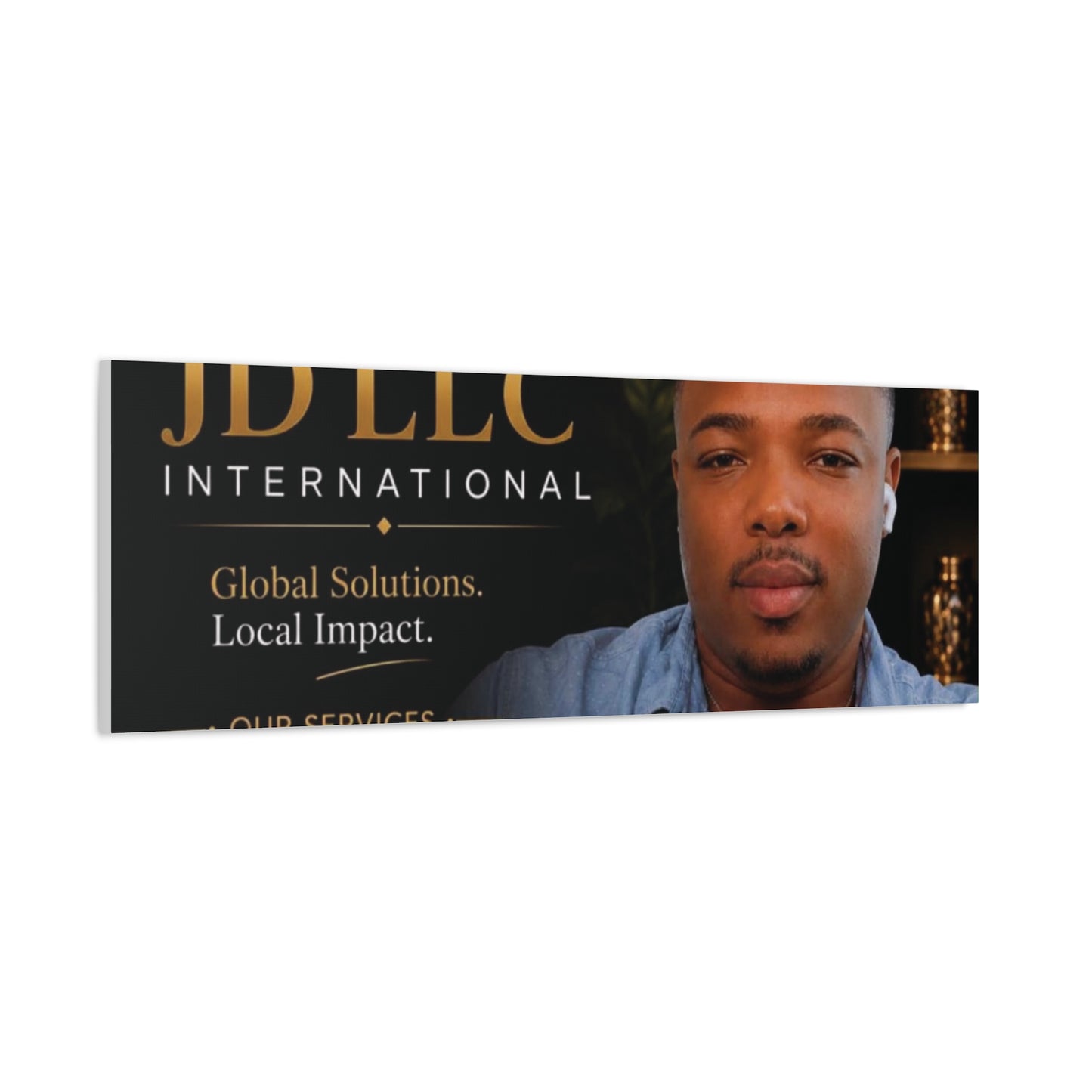 Canvas Print - JD LLC International Branded Portrait (Matte Stretched Canvas)