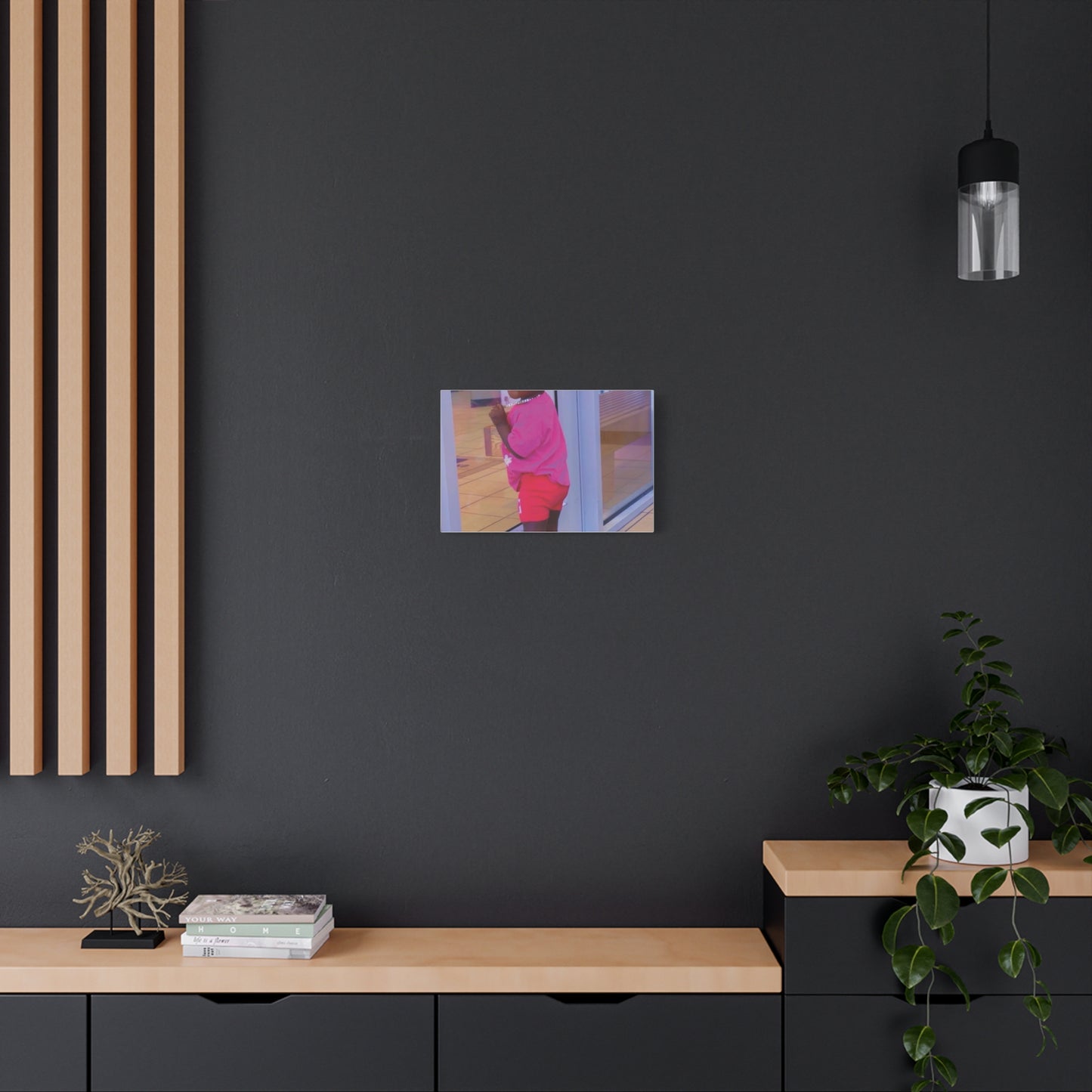 Canvas Wall Art - Candid Child Photo Matte Stretched Print