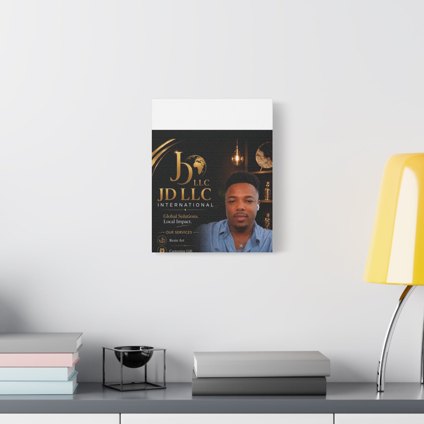 Canvas Print - JD LLC International Branded Portrait (Matte Stretched Canvas)