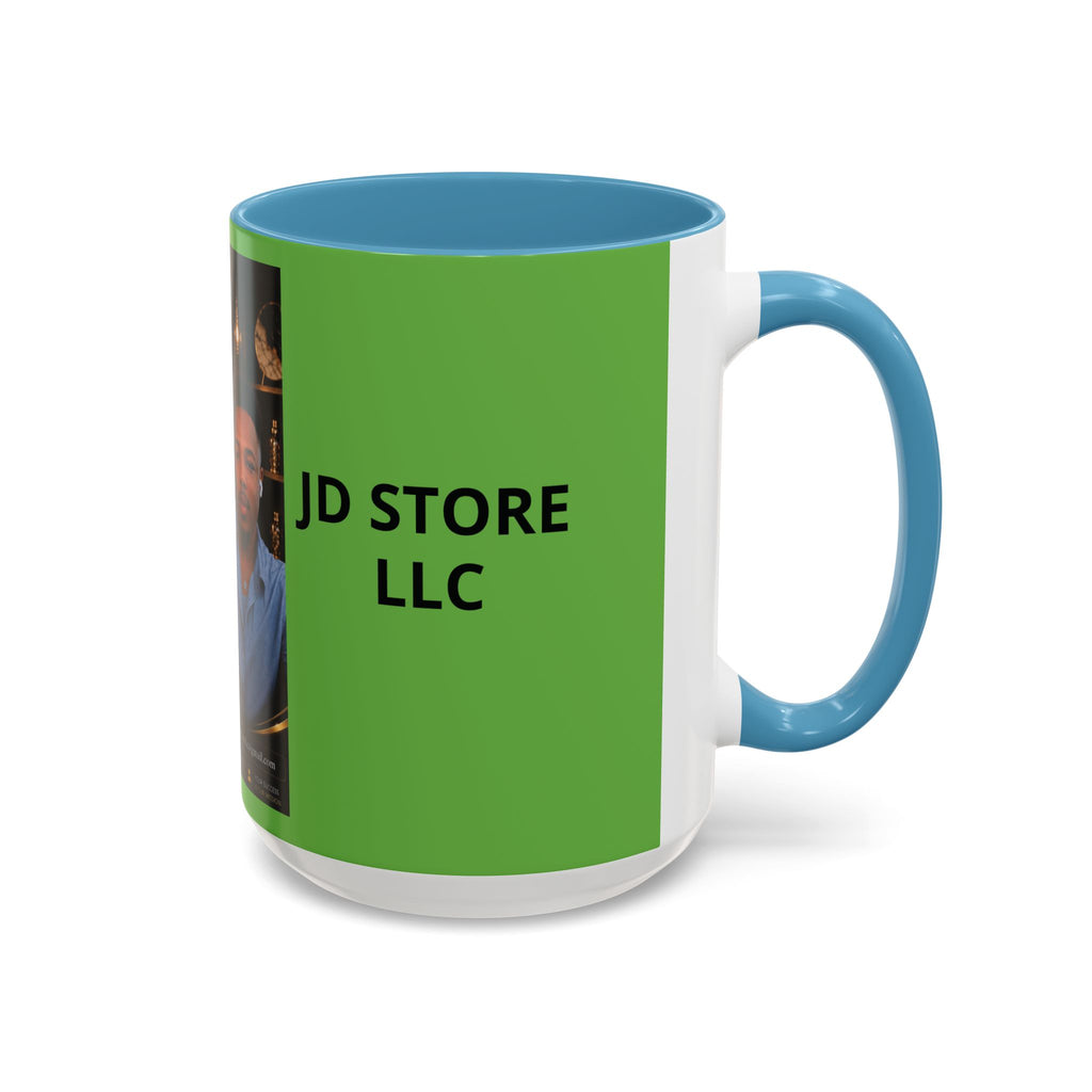 Photo Logo Accent Coffee Mug — Custom Branded Promotional Mug