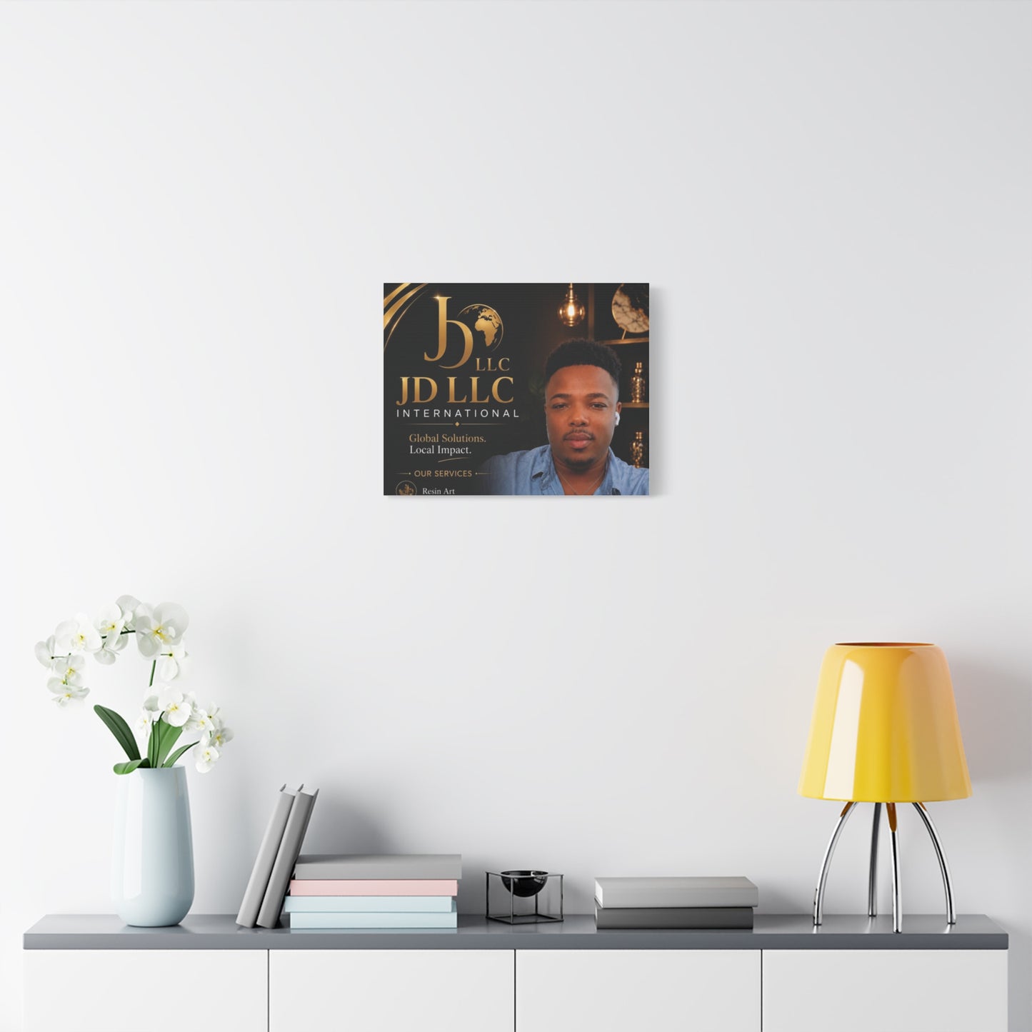 Canvas Print - JD LLC International Branded Portrait (Matte Stretched Canvas)