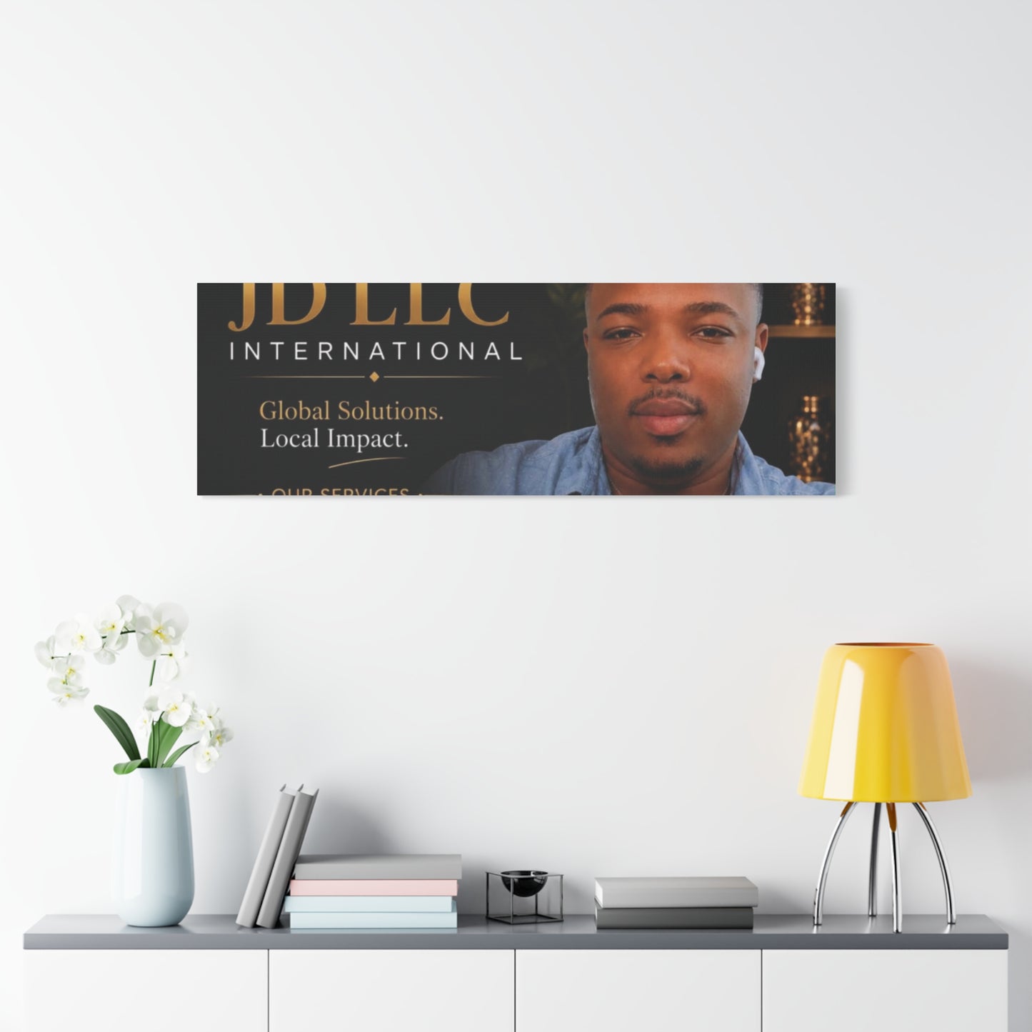 Canvas Print - JD LLC International Branded Portrait (Matte Stretched Canvas)