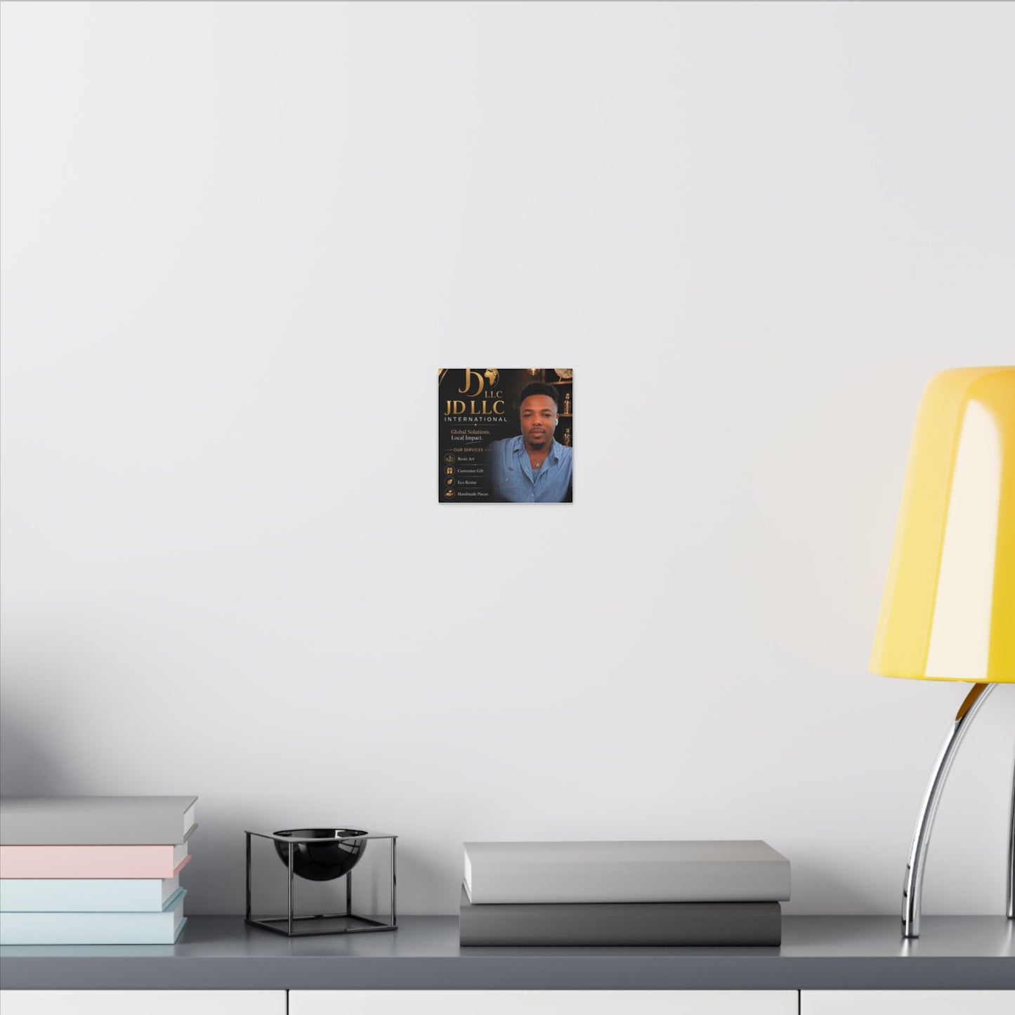 Matte Stretched Canvas - JD LLC International Business Portrait (Customizable)