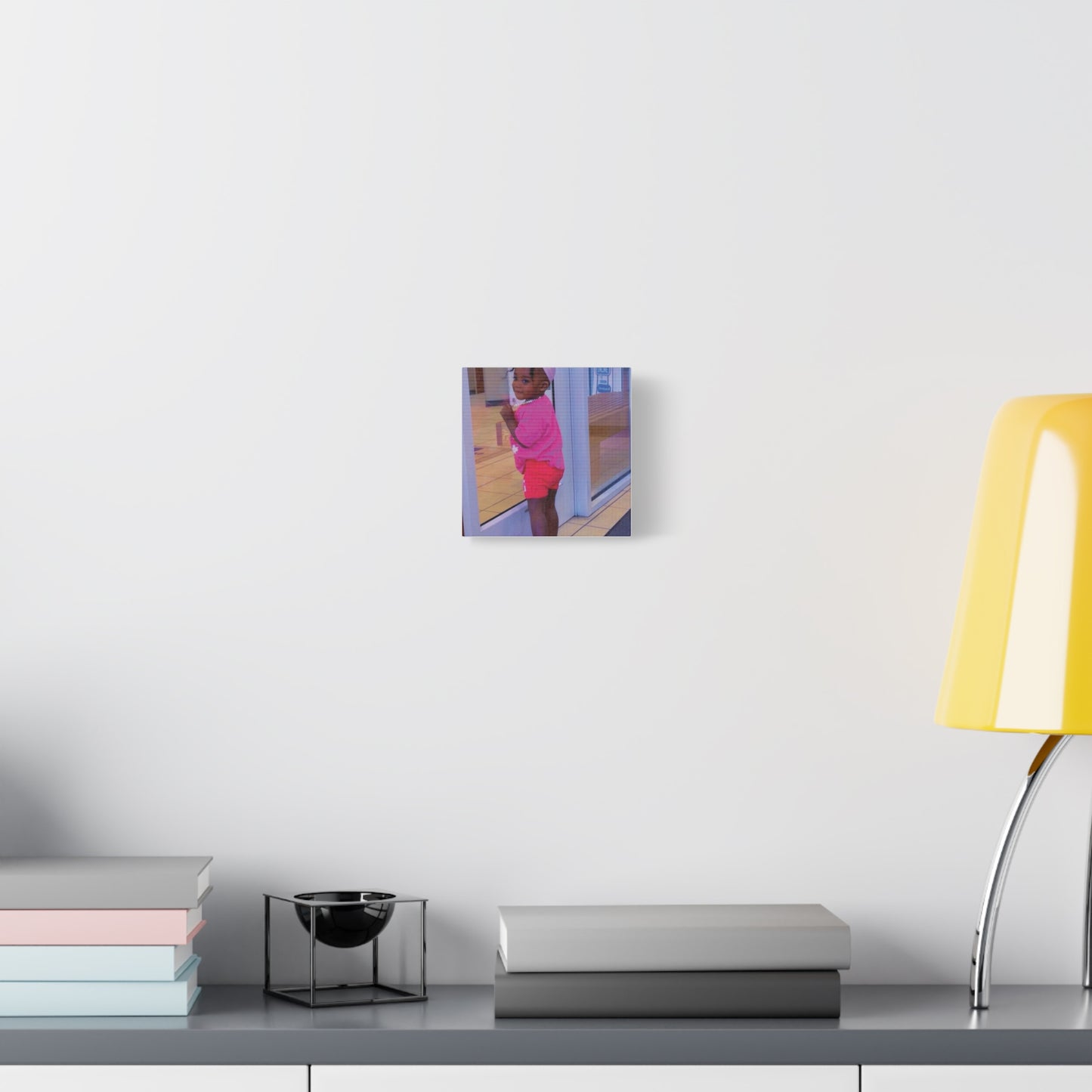 Canvas Wall Art - Candid Child Photo Matte Stretched Print