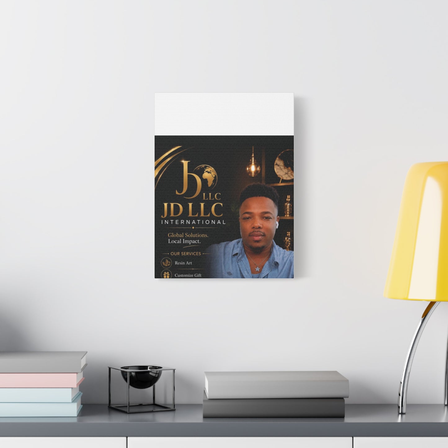Canvas Print - JD LLC International Branded Portrait (Matte Stretched Canvas)