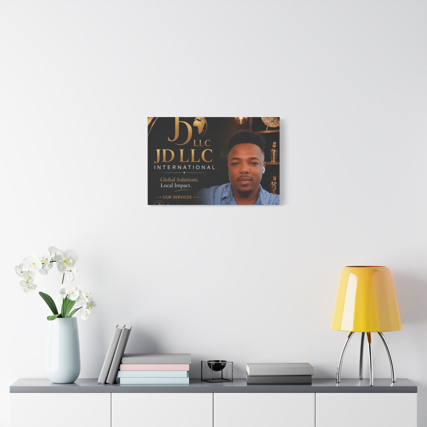 Canvas Print - JD LLC International Branded Portrait (Matte Stretched Canvas)