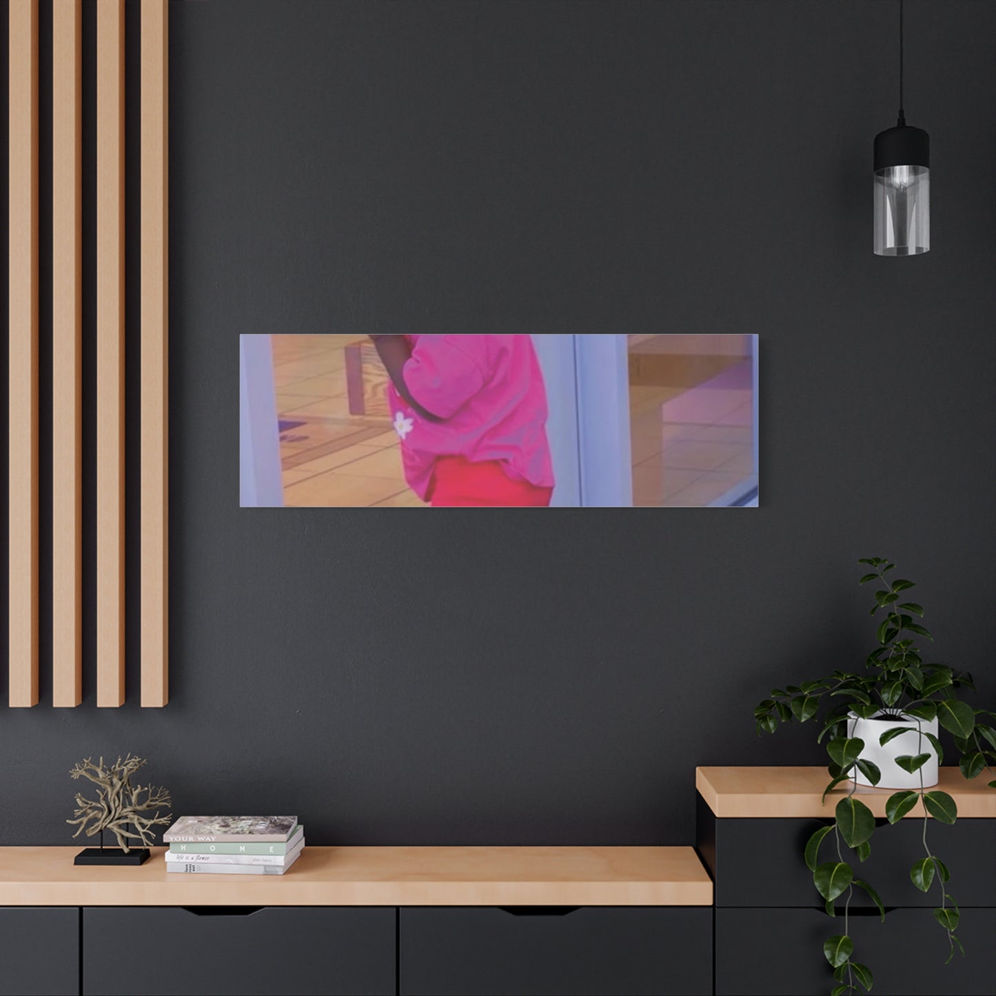 Canvas Wall Art - Candid Child Photo Matte Stretched Print