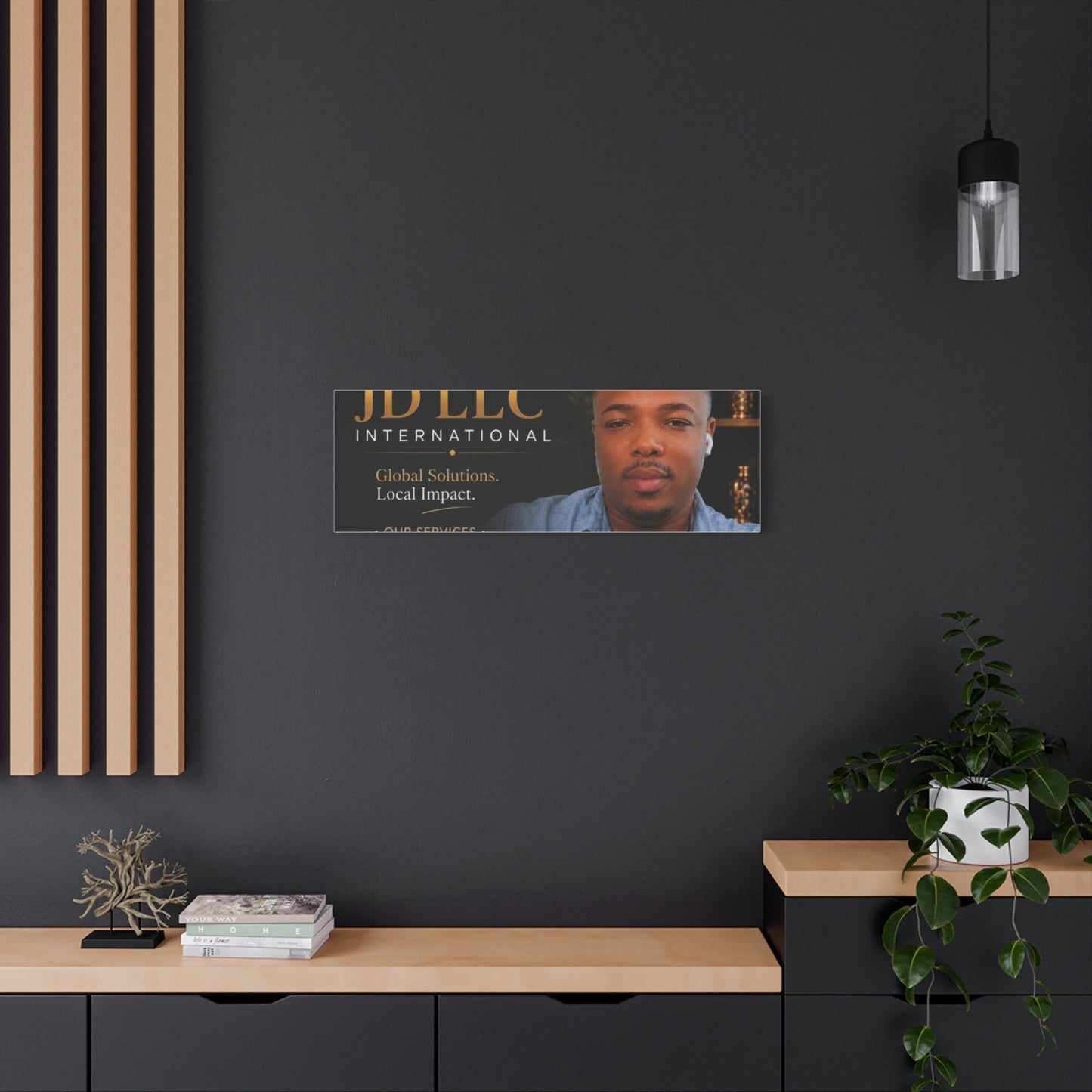 Canvas Print - JD LLC International Branded Portrait (Matte Stretched Canvas)
