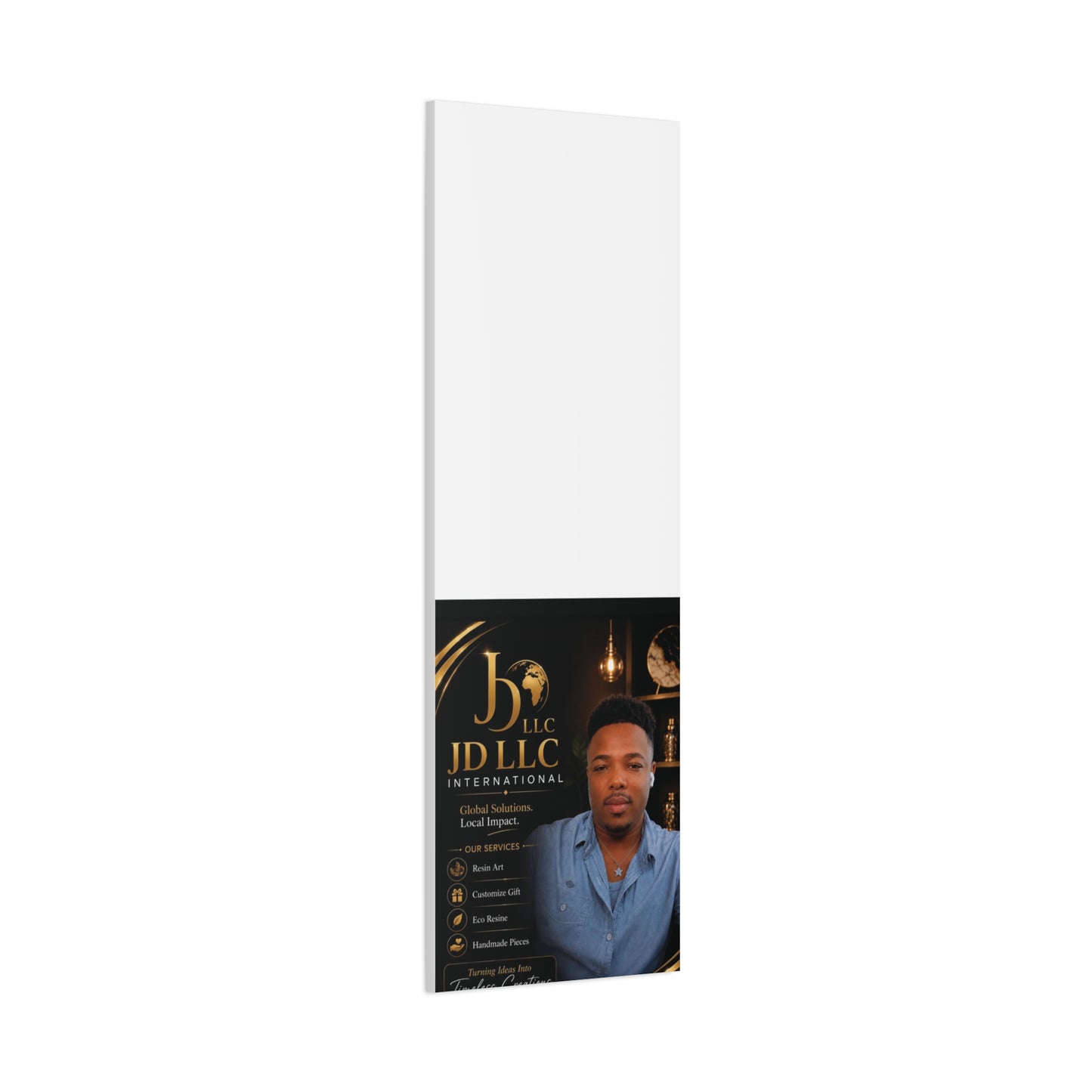 Canvas Print - JD LLC International Branded Portrait (Matte Stretched Canvas)