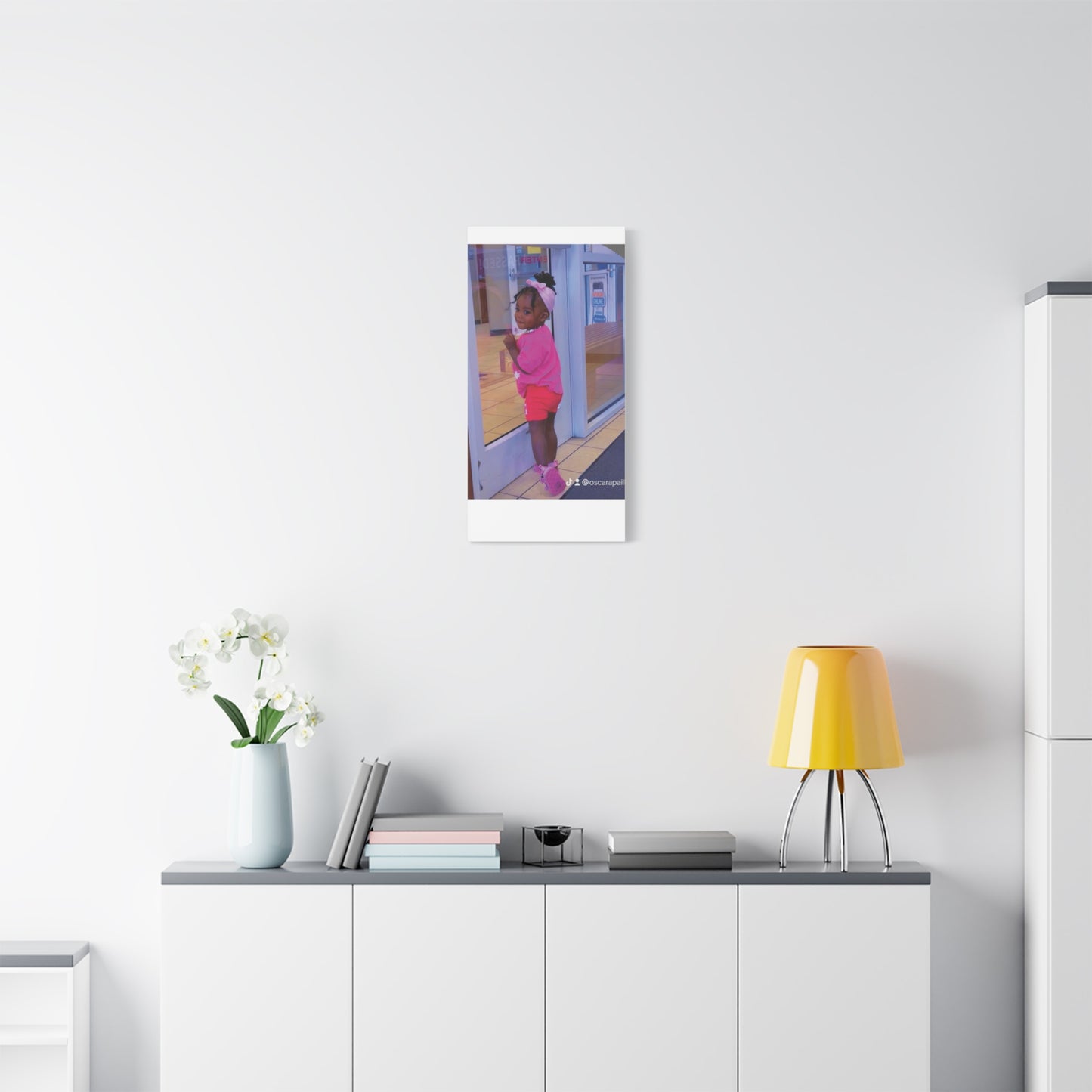 Canvas Wall Art - Candid Child Photo Matte Stretched Print