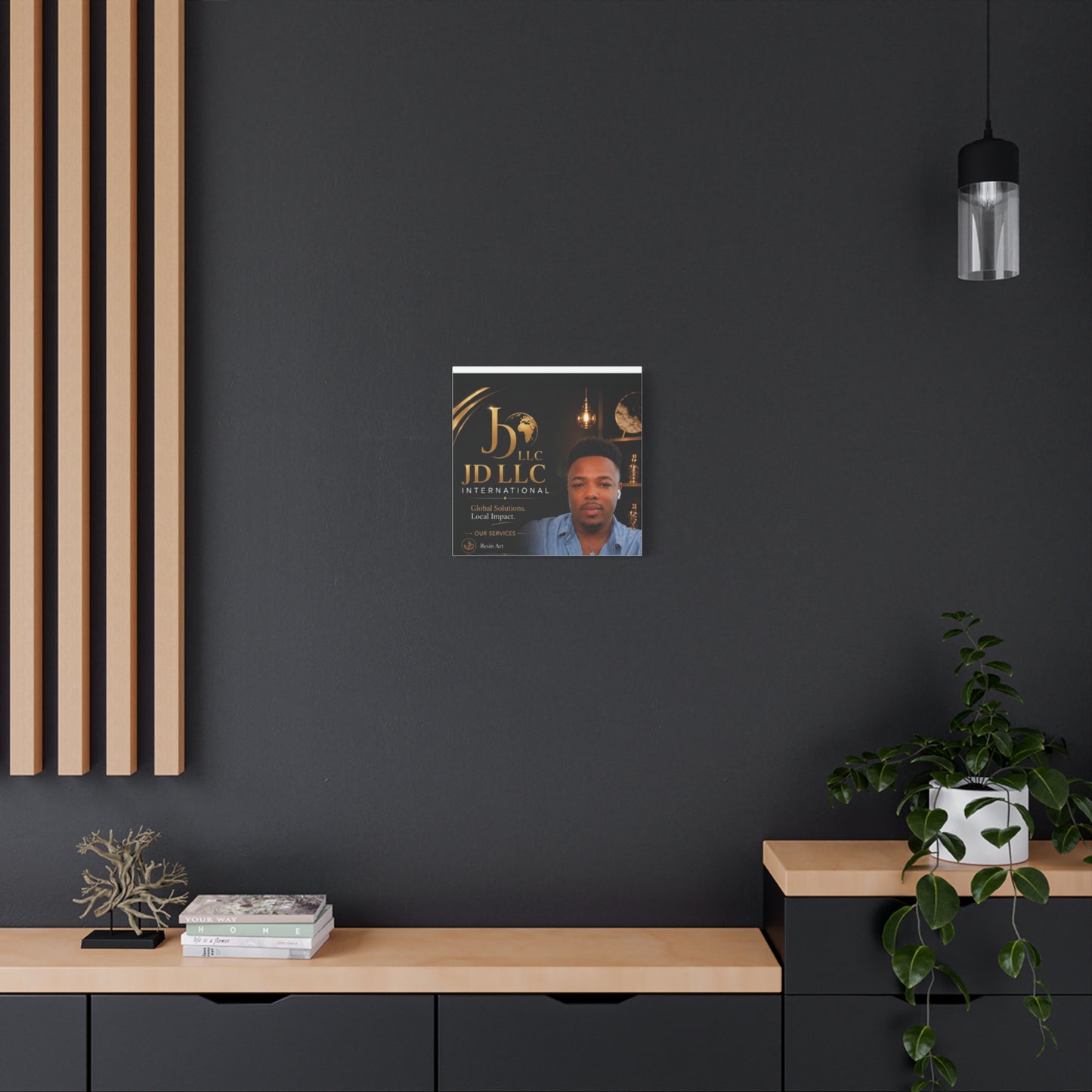 Canvas Print - JD LLC International Branded Portrait (Matte Stretched Canvas)